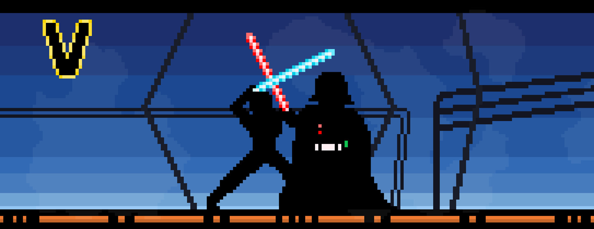 The Empire Strikes Back Star Wars Pixel Art 2069x800