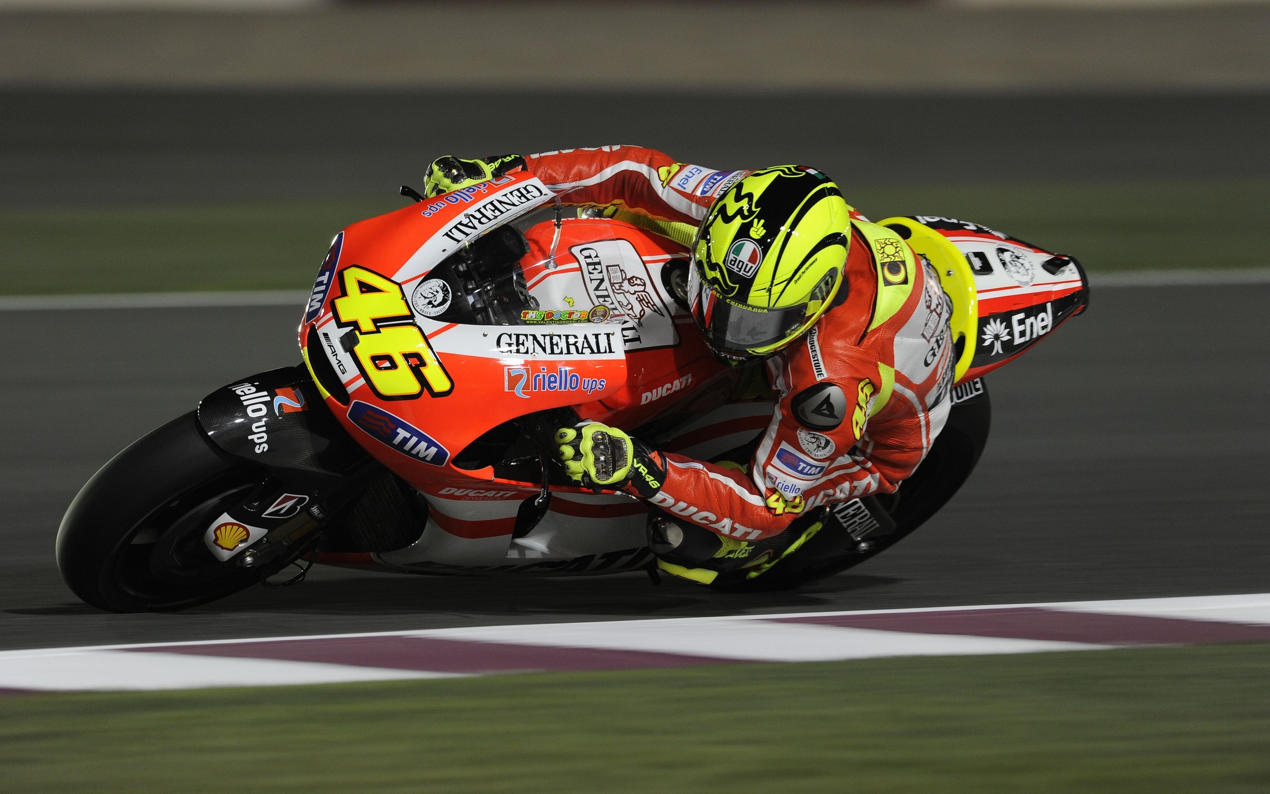 Ducati Valentino Rossi Vehicle Racing Sport 2560x1600