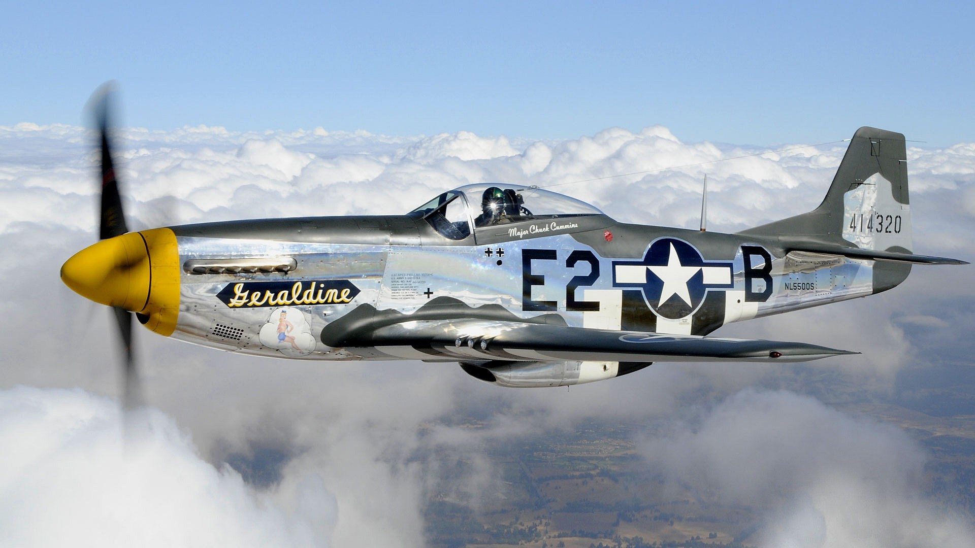 Military North American P 51 Mustang 1920x1080