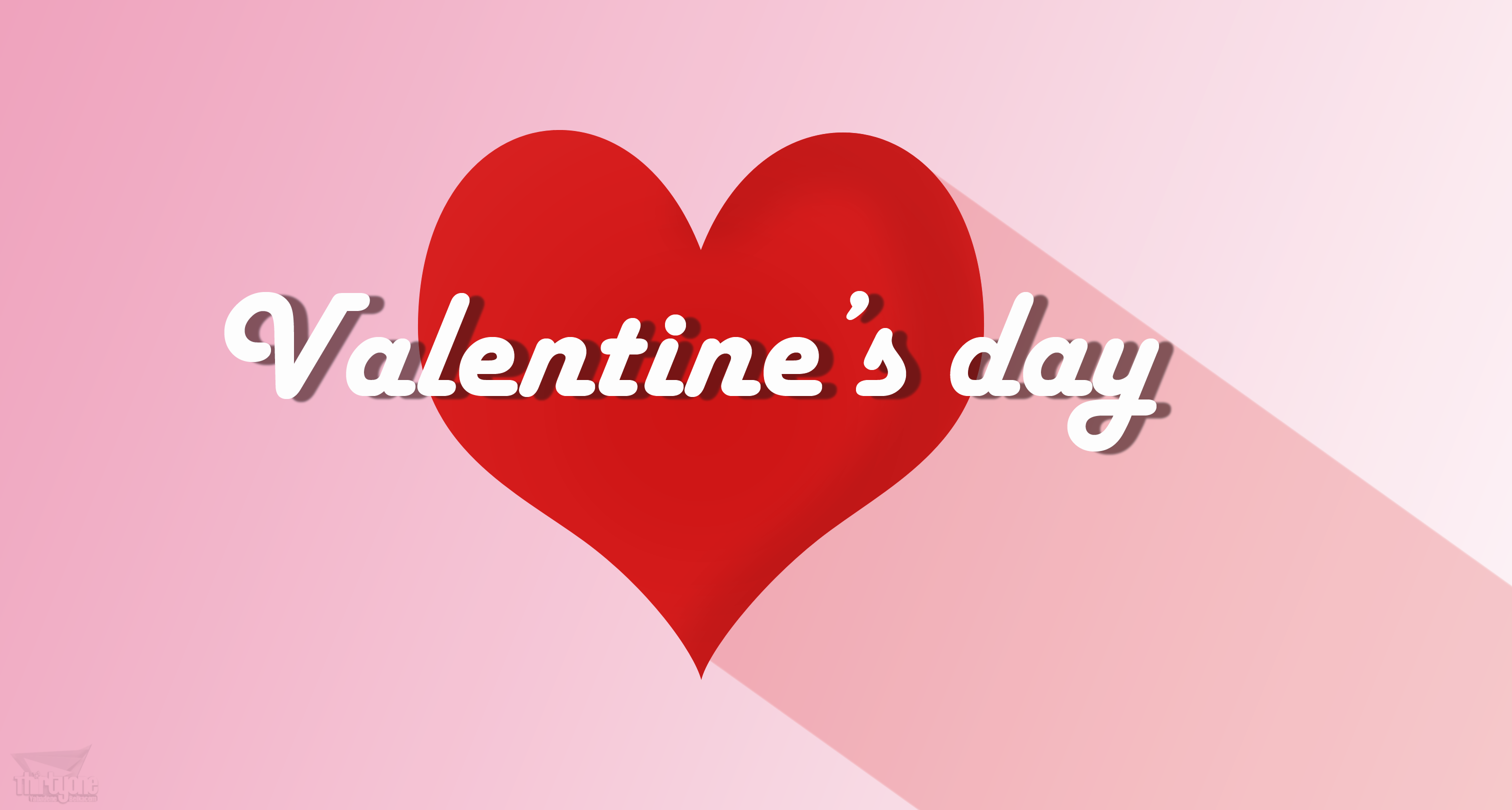 Love Valentines Day Heart Friendship Typography 3024x1620