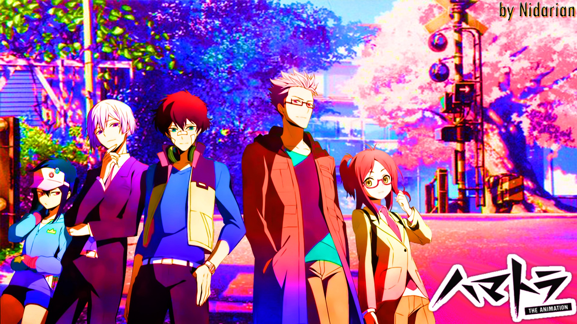 Anime Re Hamatora Colorful Anime Boys Anime Girls 1920x1080