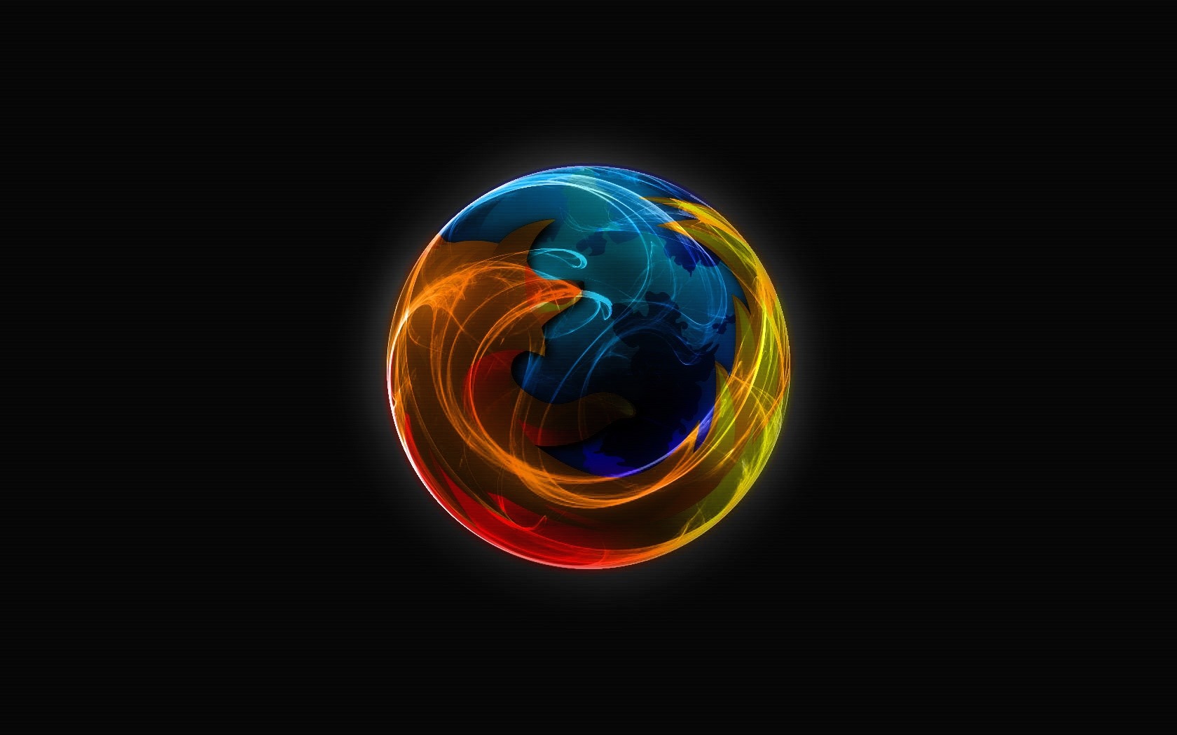 Mozilla Firefox Logo Open Source Browser Dark Fox 1680x1050