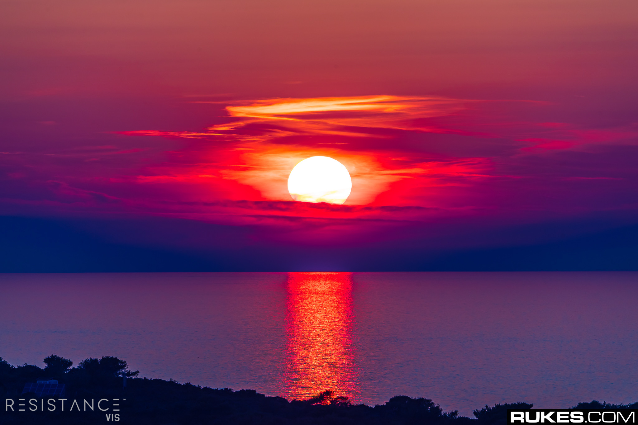 Sunset Beach Horizon Rukes Photography 2048x1365