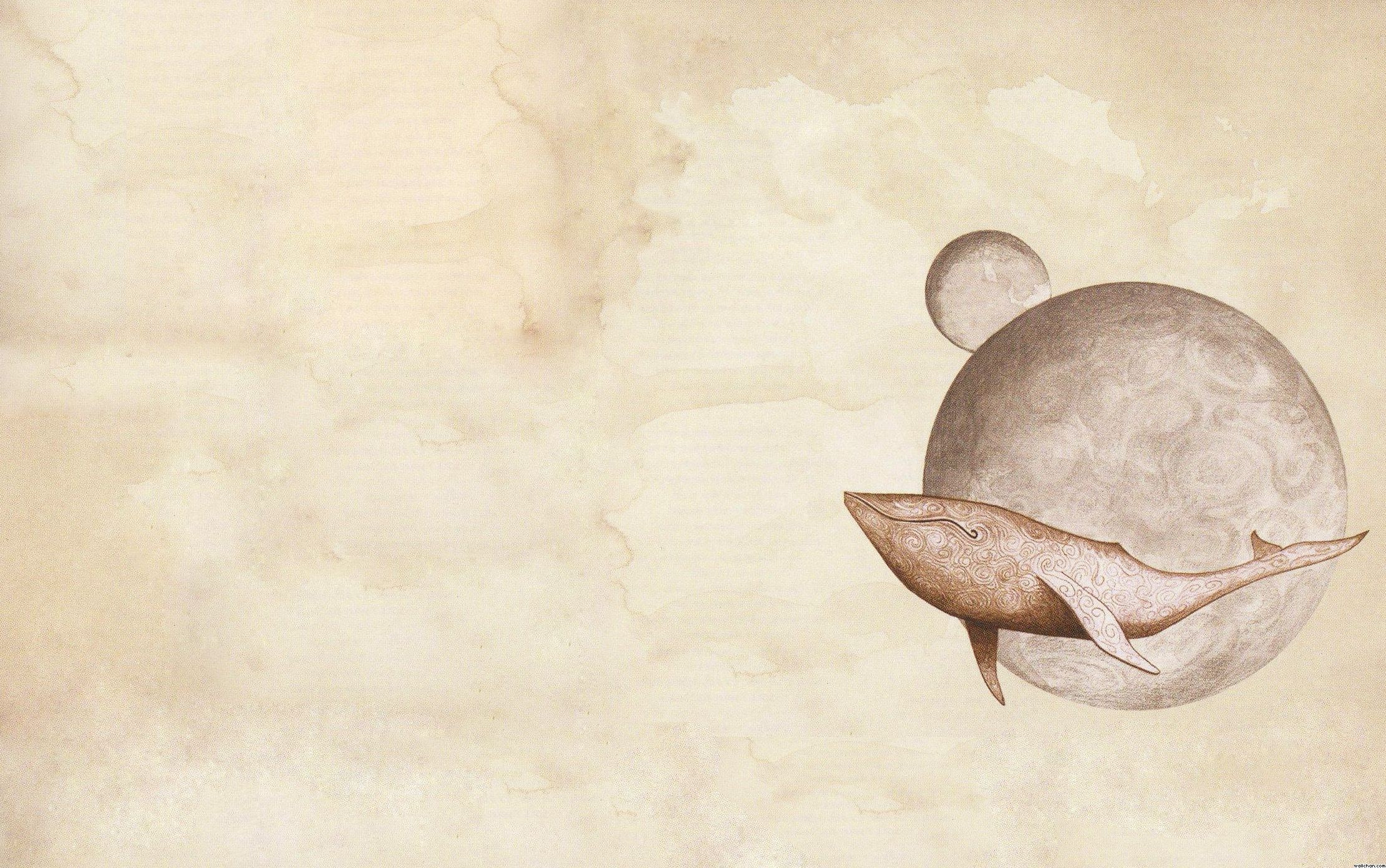 Gojira Artwork Whale Fantasy Art 2222x1392