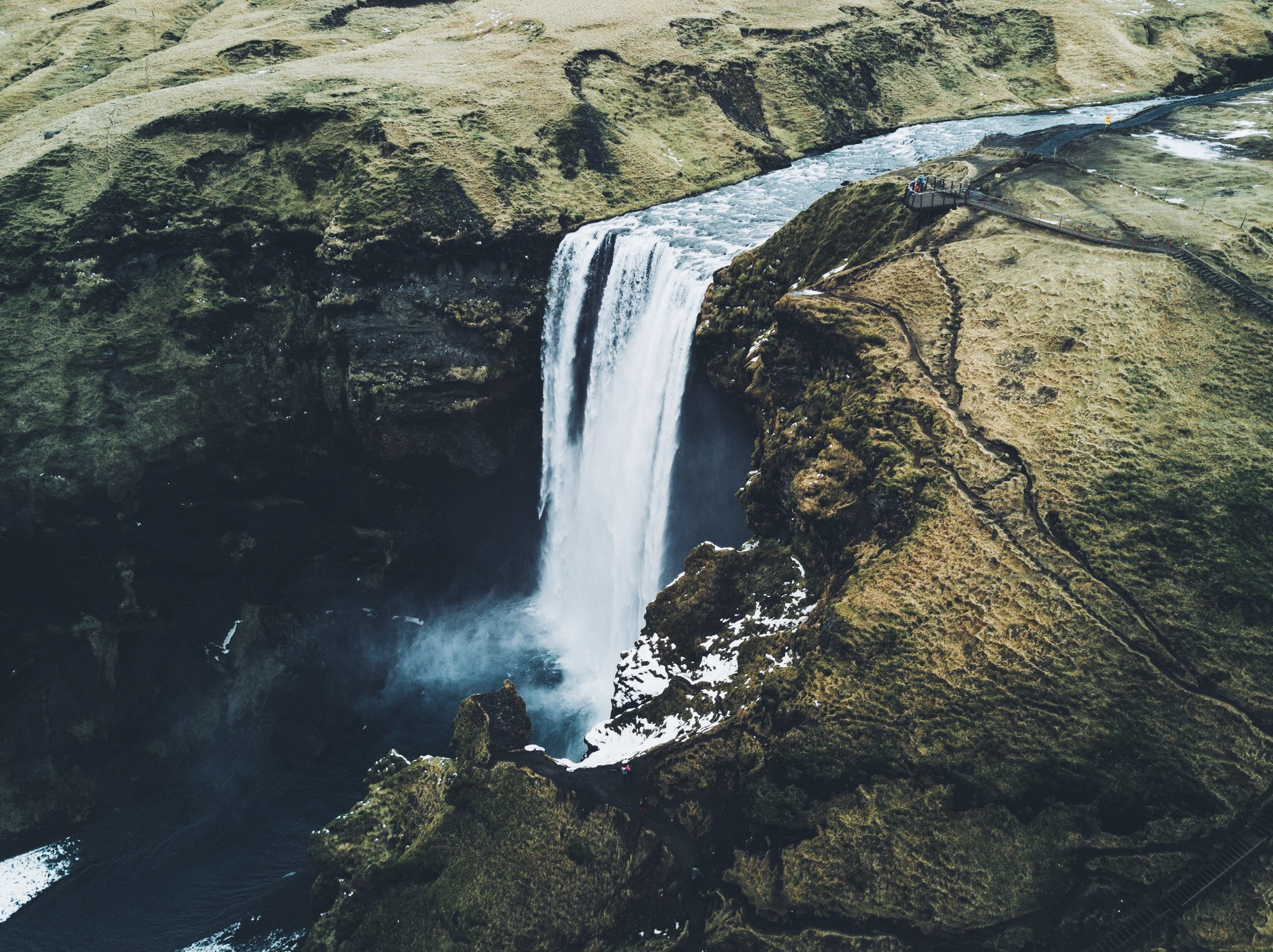 Daniel Casson Landscape River Waterfall Iceland 2048x1532