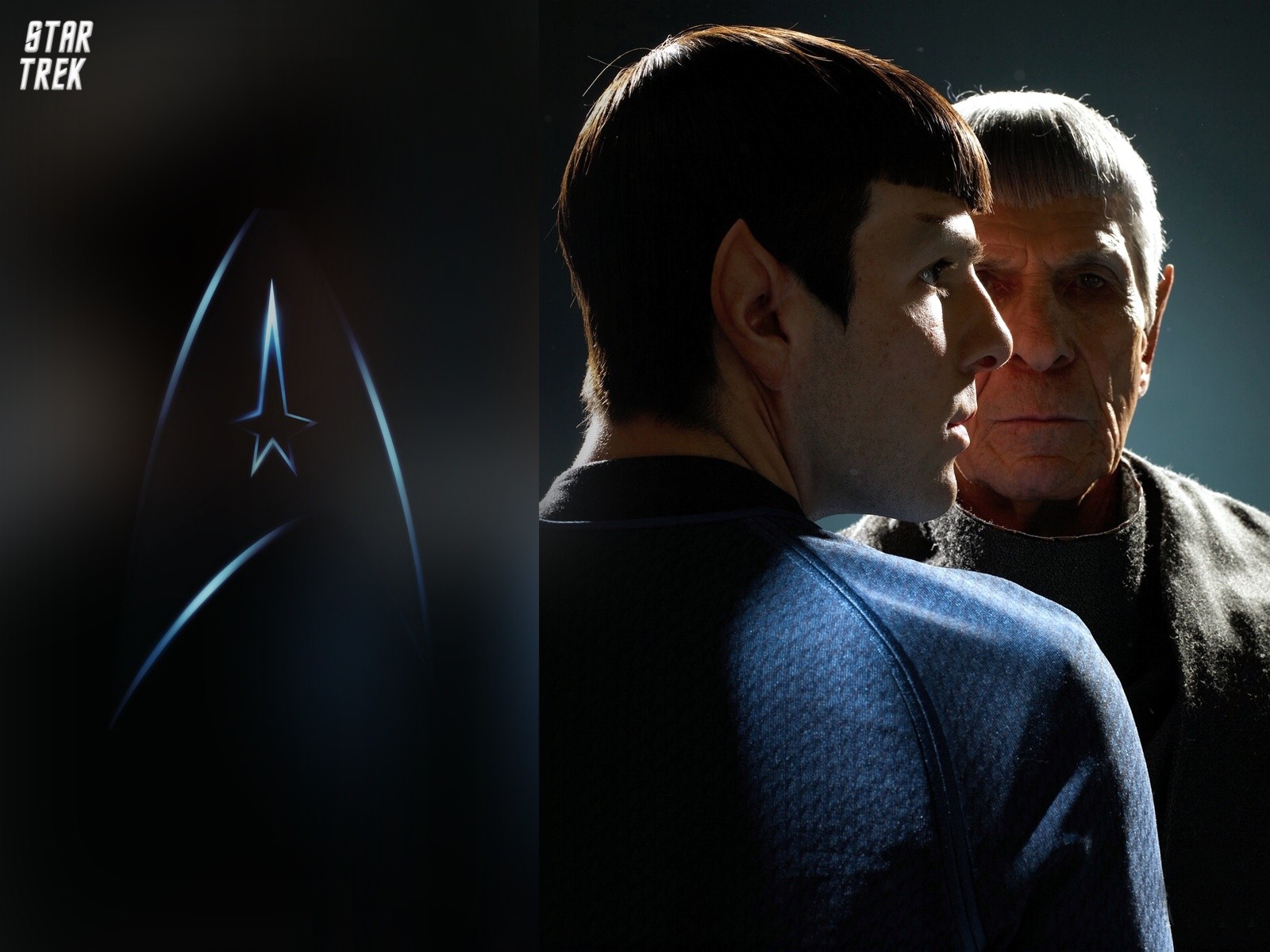 Star Trek Spock Leonard Nimoy Zachary Quinto Movies 1600x1200