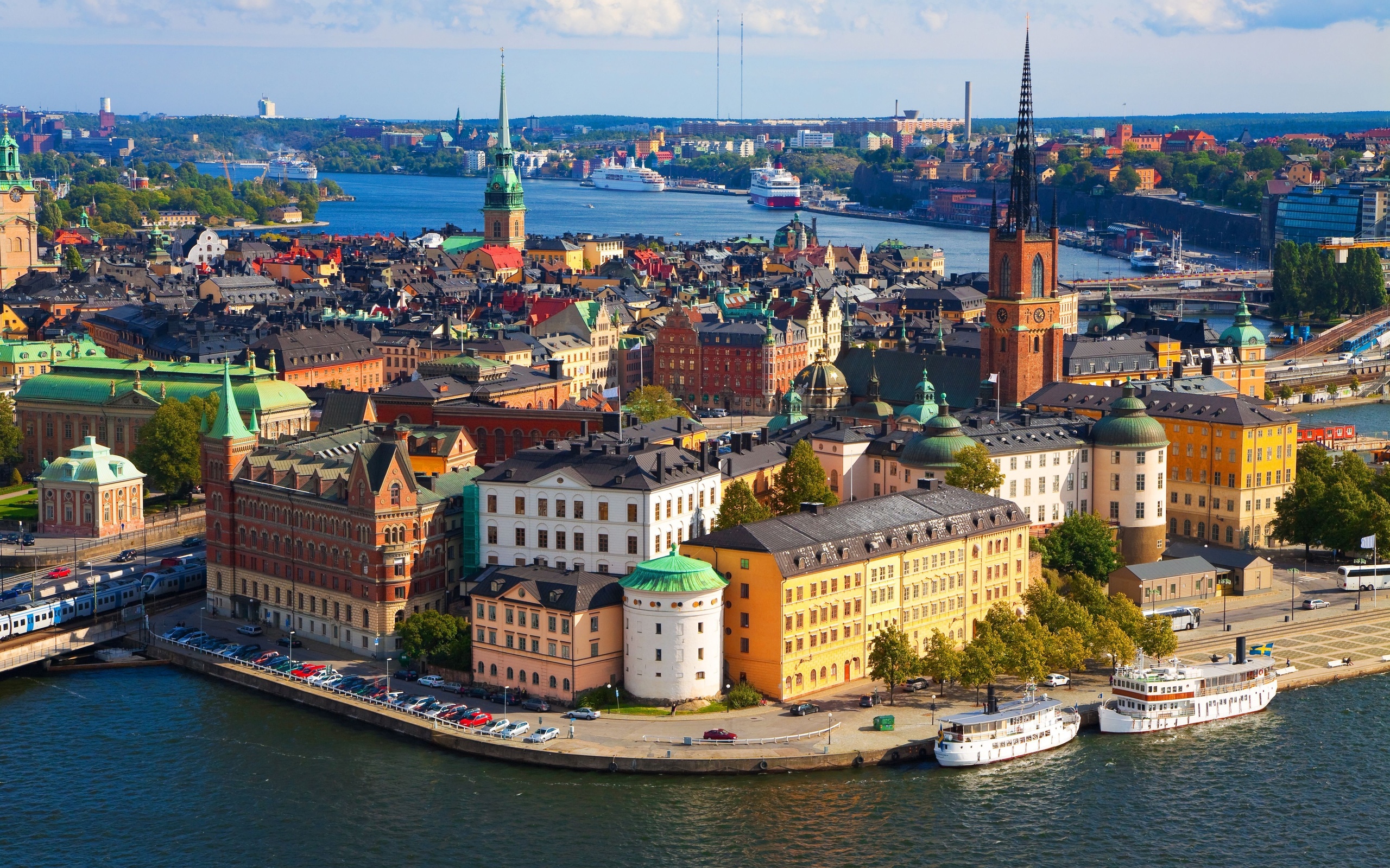 Stockholm Sweden Cityscape City 2560x1600