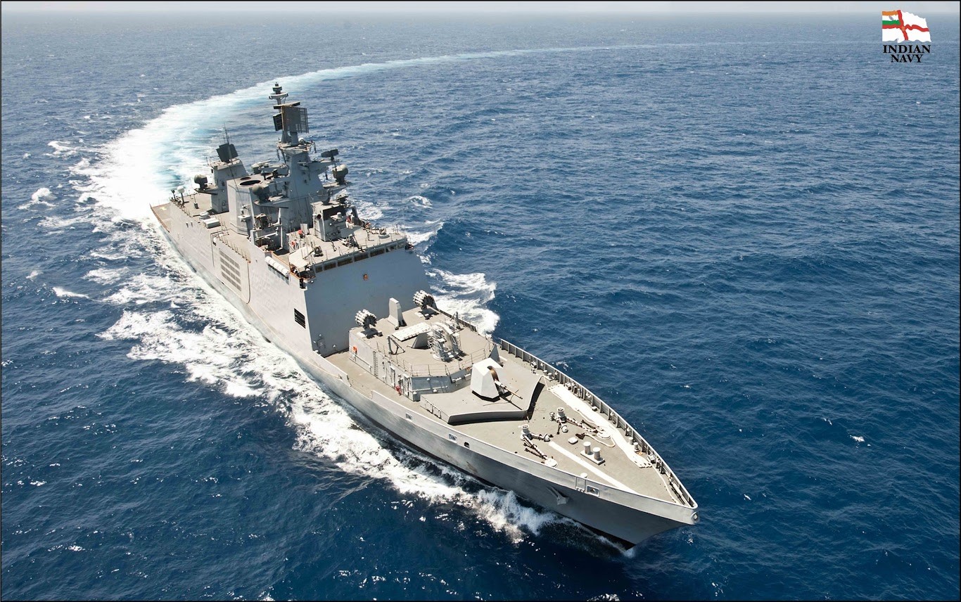 Indian Navy Shivalik Class Frigates 1366x856