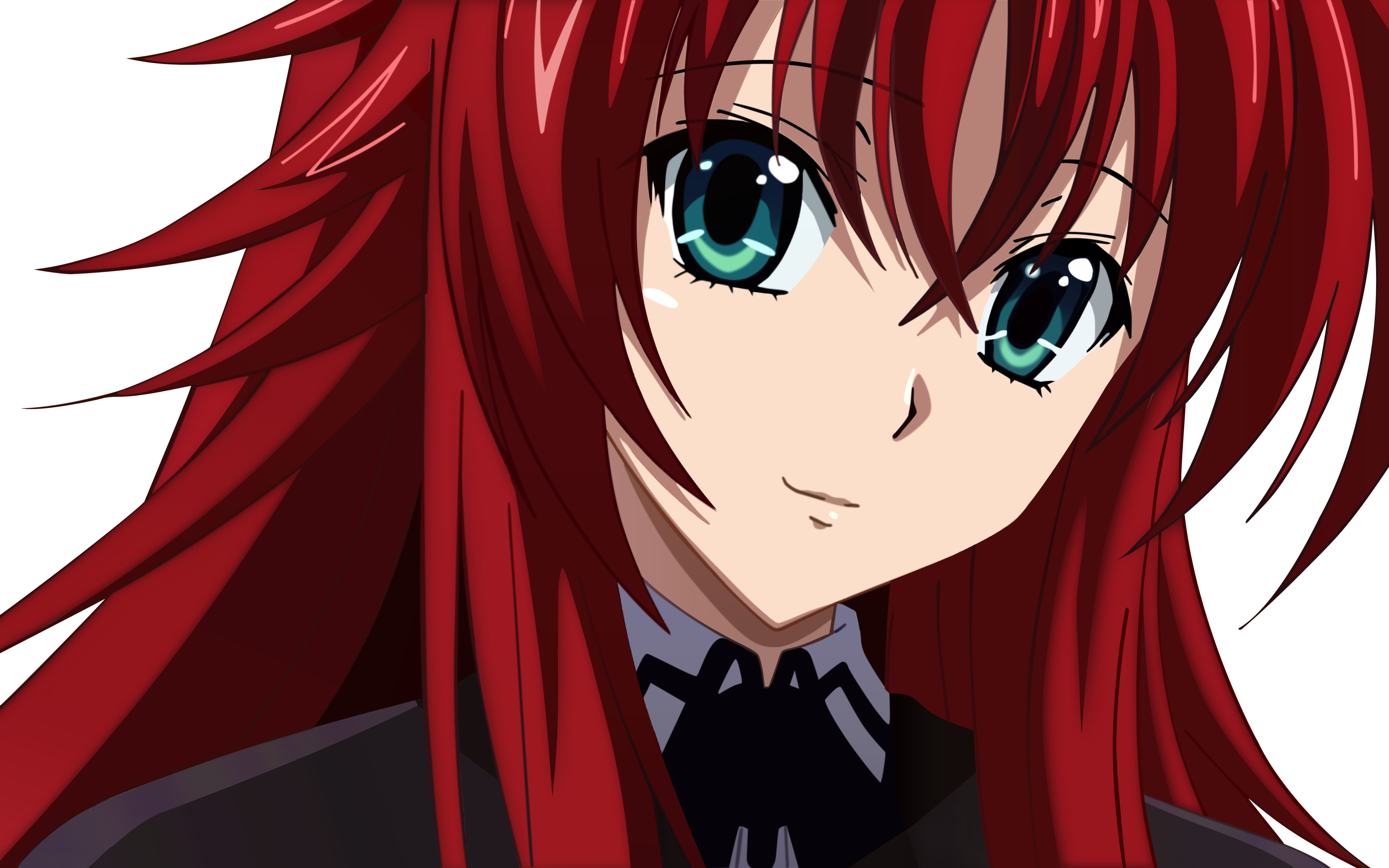 Redhead Blue Eyes Anime Highschool DxD Gremory Rias 5120x3200