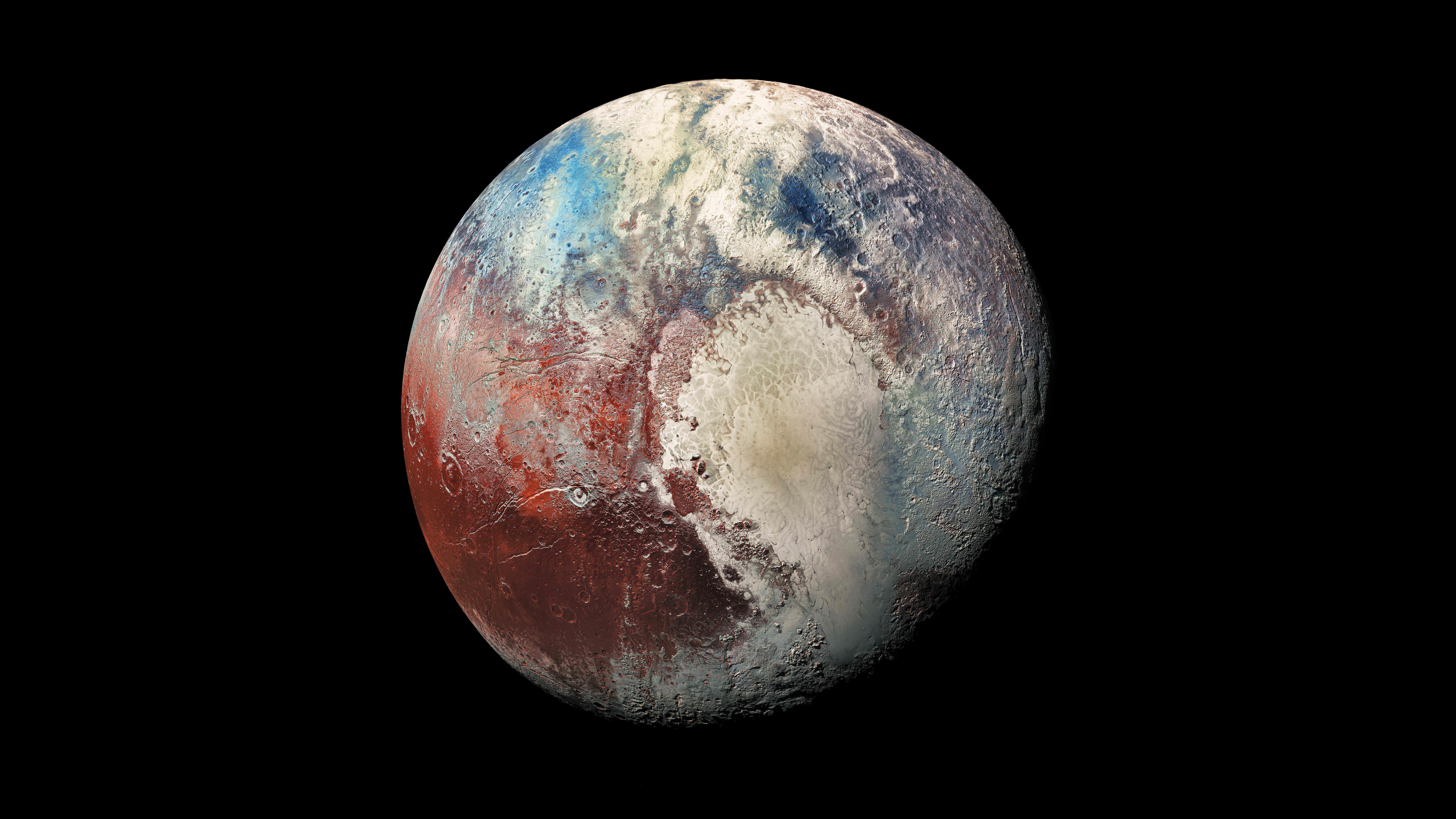 Pluto Planet Space Universe 7680x4320