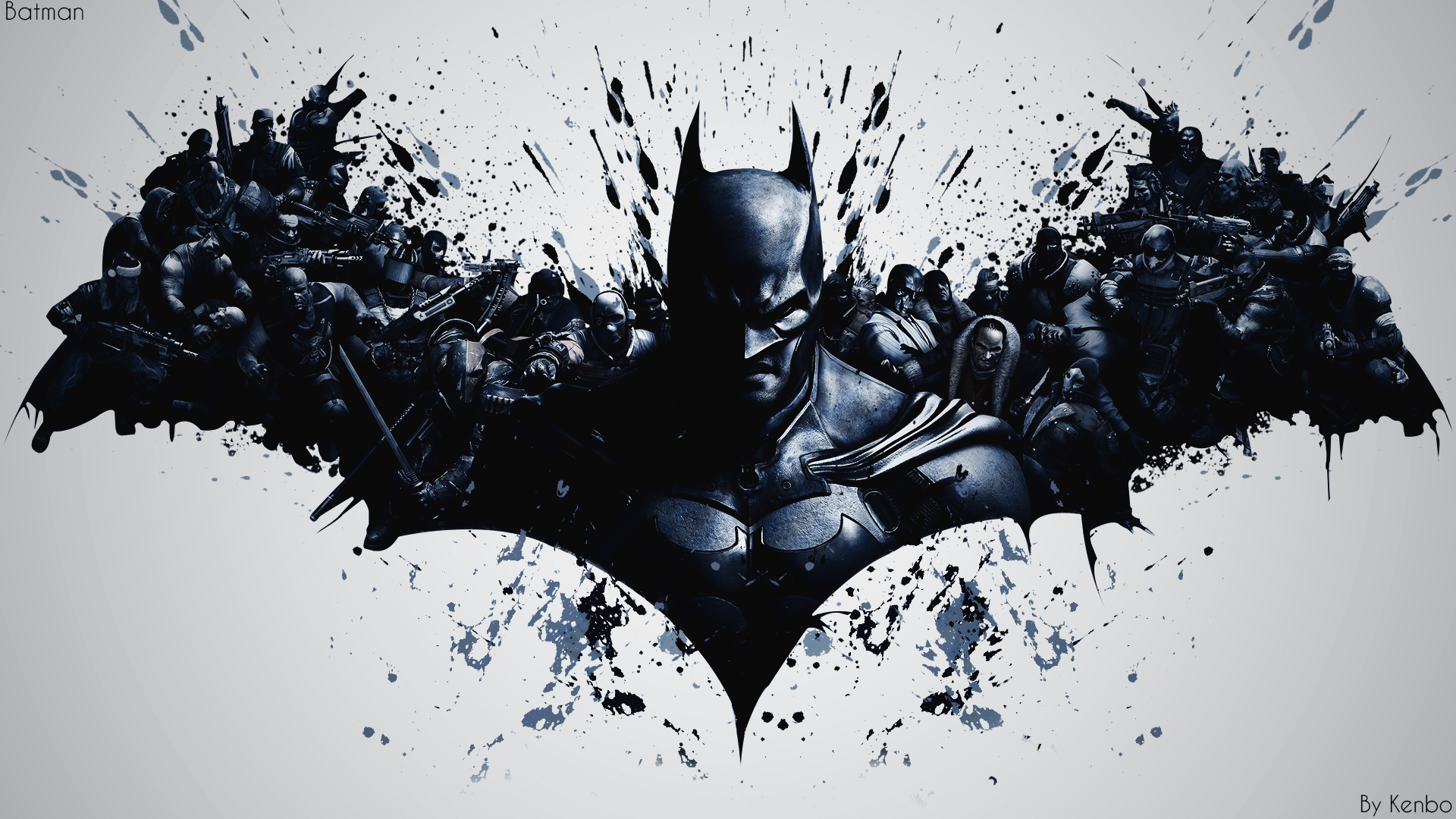 Batman Batman Logo Batman Arkham Origins Rocksteady Studios Video Game Art Video Game Heroes 2013 Ye 1920x1080