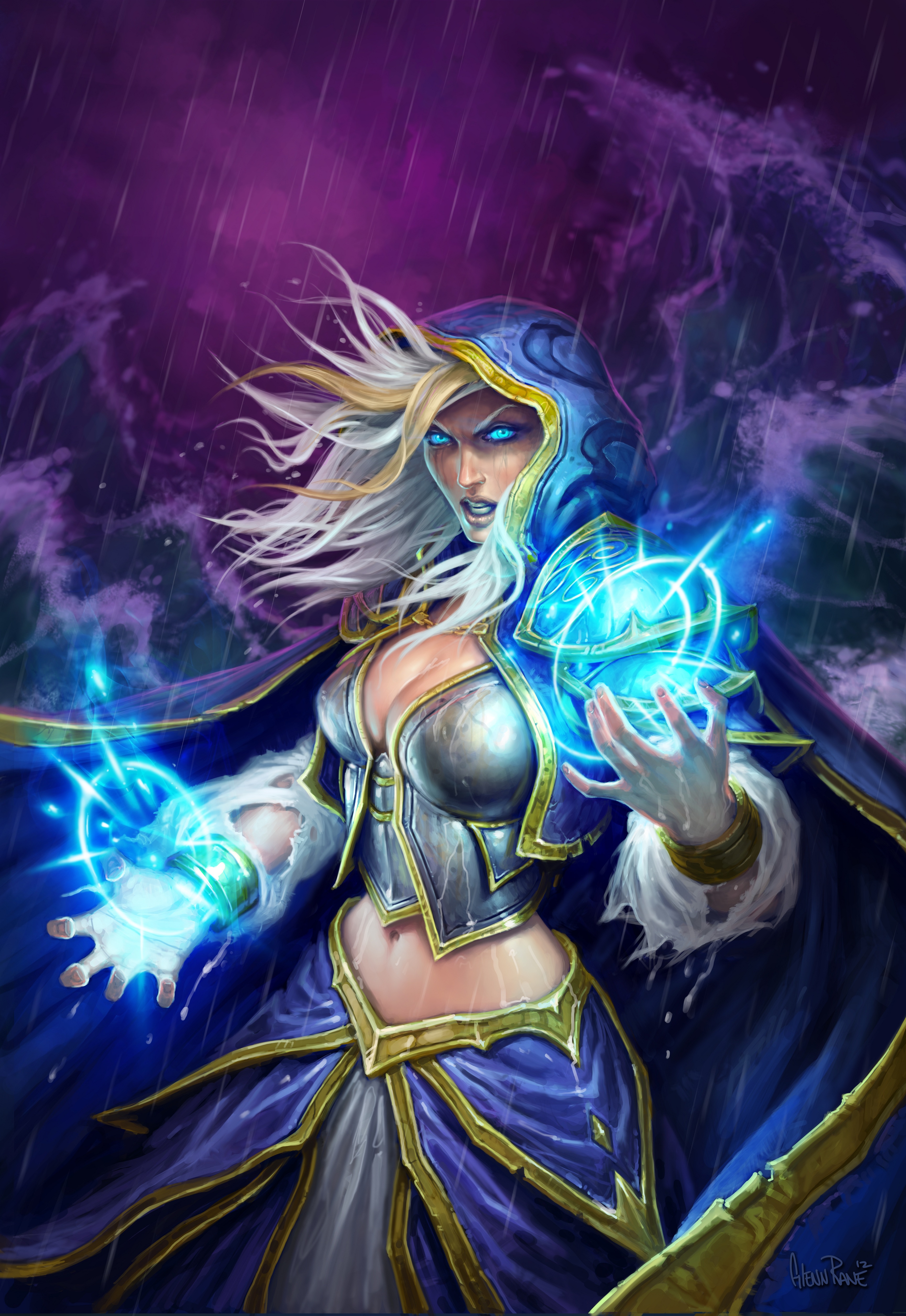 Jaina Proudmoore Blizzard Entertainment World Of Warcraft Digital Art 3459x5022
