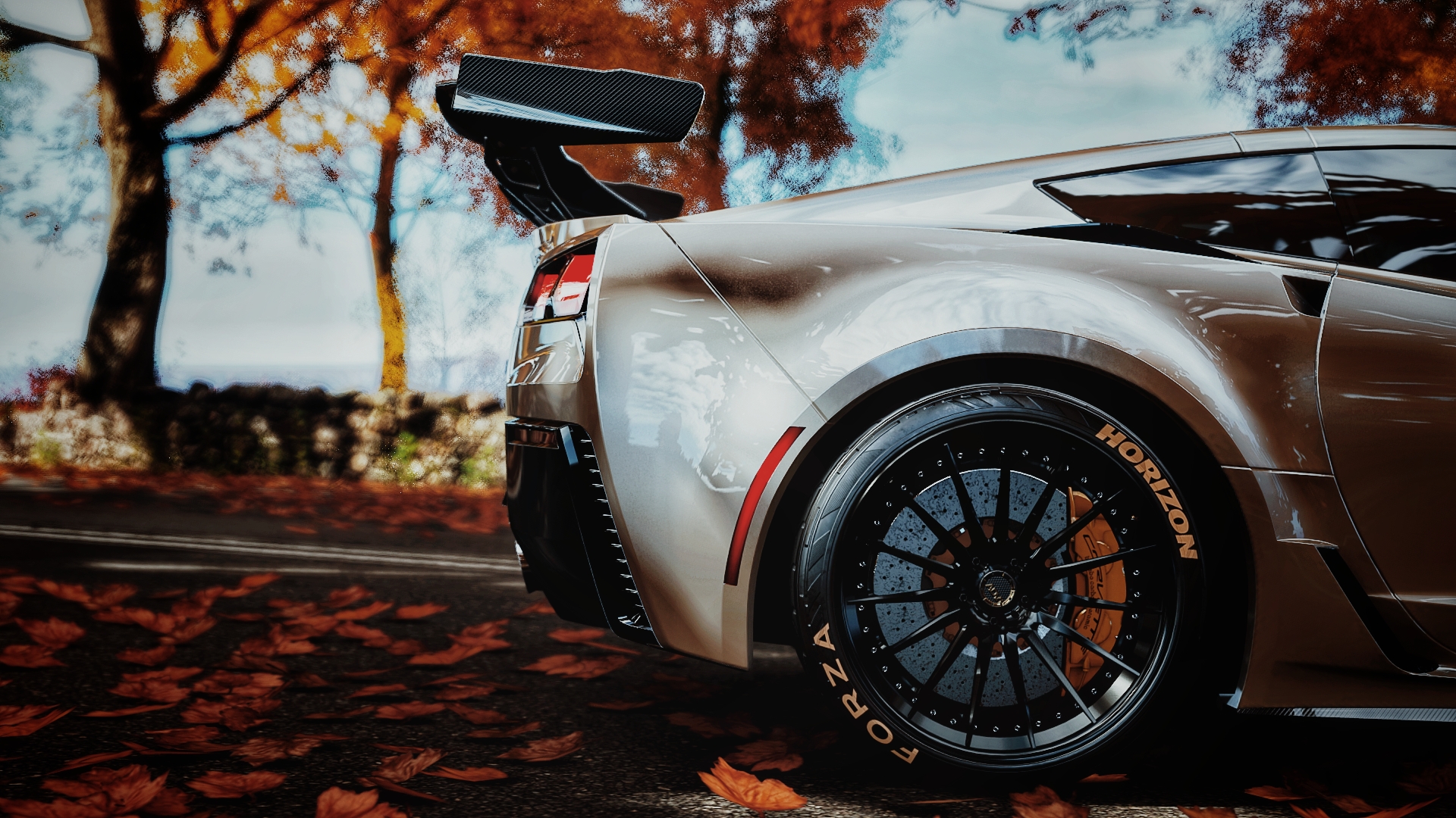 Chevrolet Corvette ZR1 Corvette Corvette Zr1 Car Forza Horizon 4 Fall Chevy 1920x1080