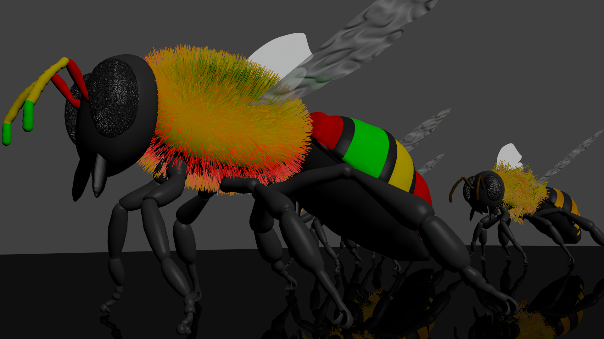 Insect Reggae Rastafari 3D 1920x1080