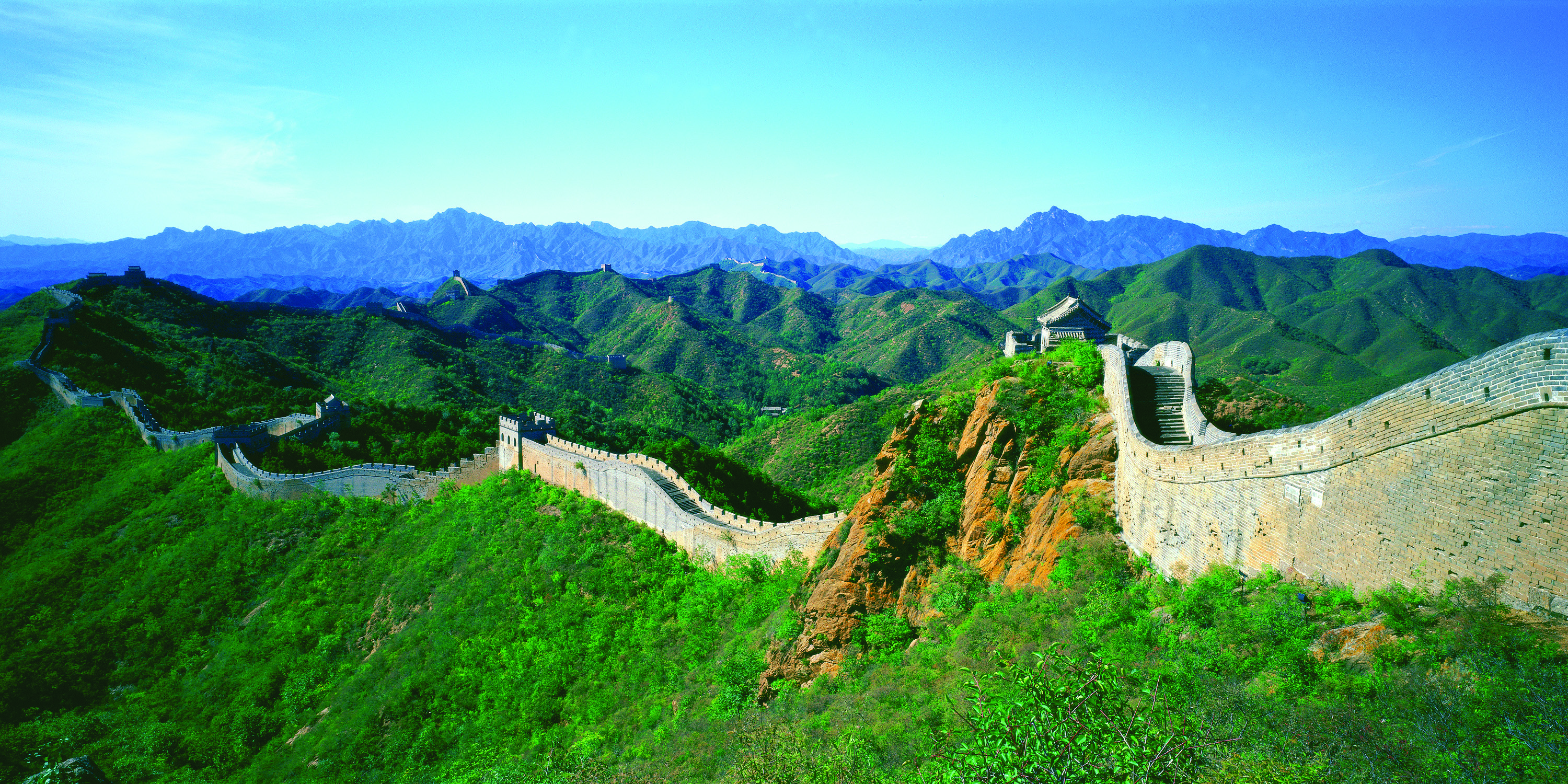 Great Wall Of China China 3000x1500