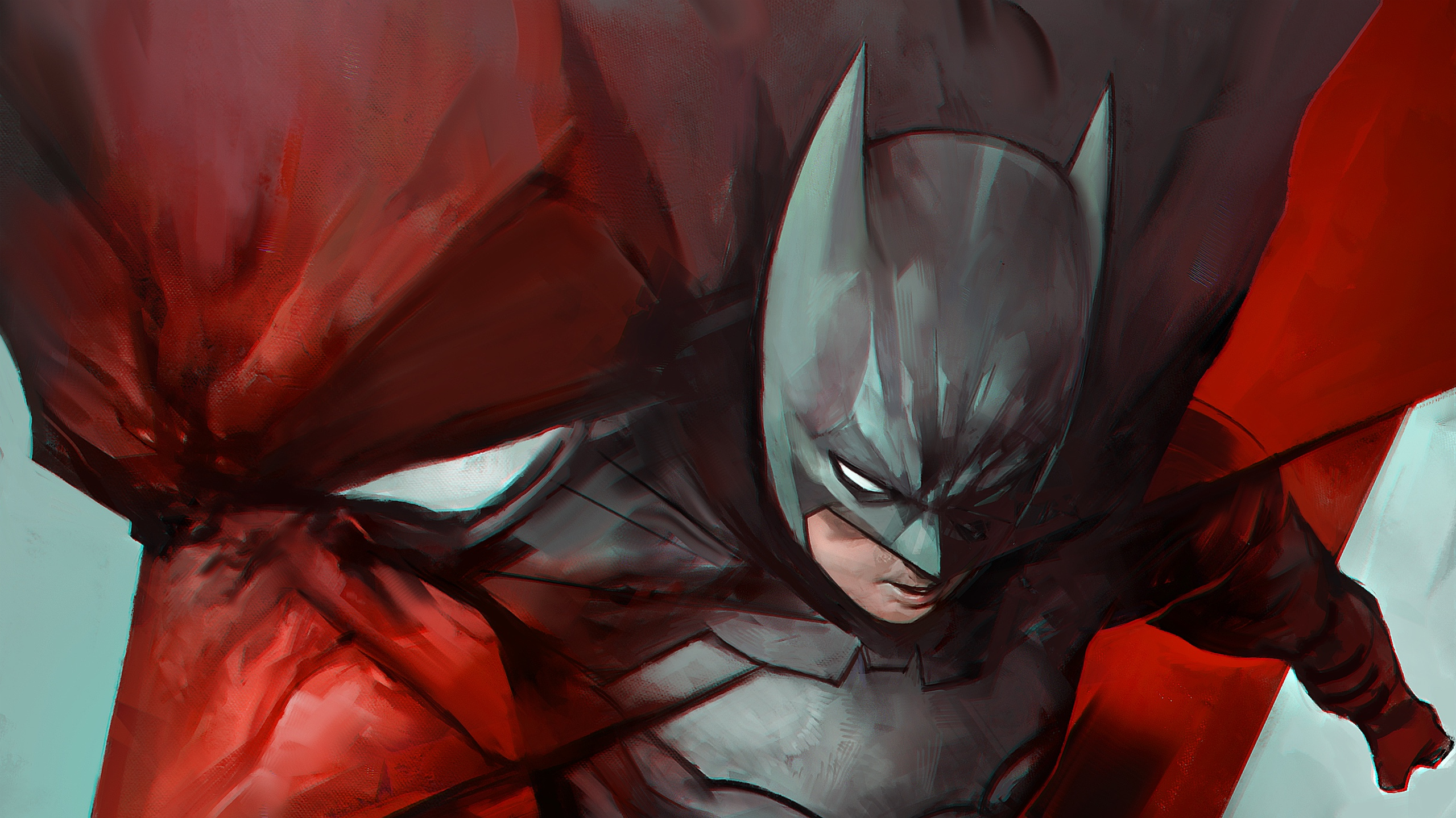 Digital Art Artwork Batman Dark Knight Trilogy Comics Movies 2560x1440