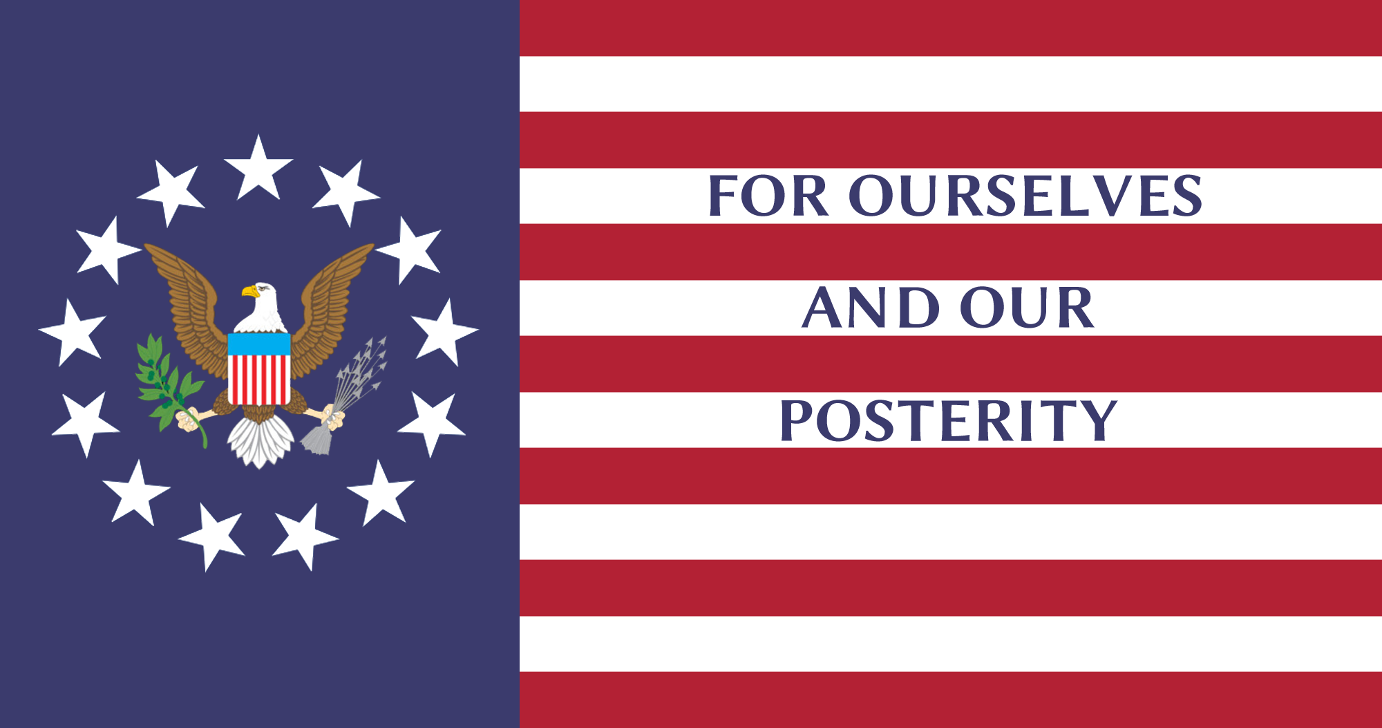 Flag USA Alternative History Satire 2000x1053