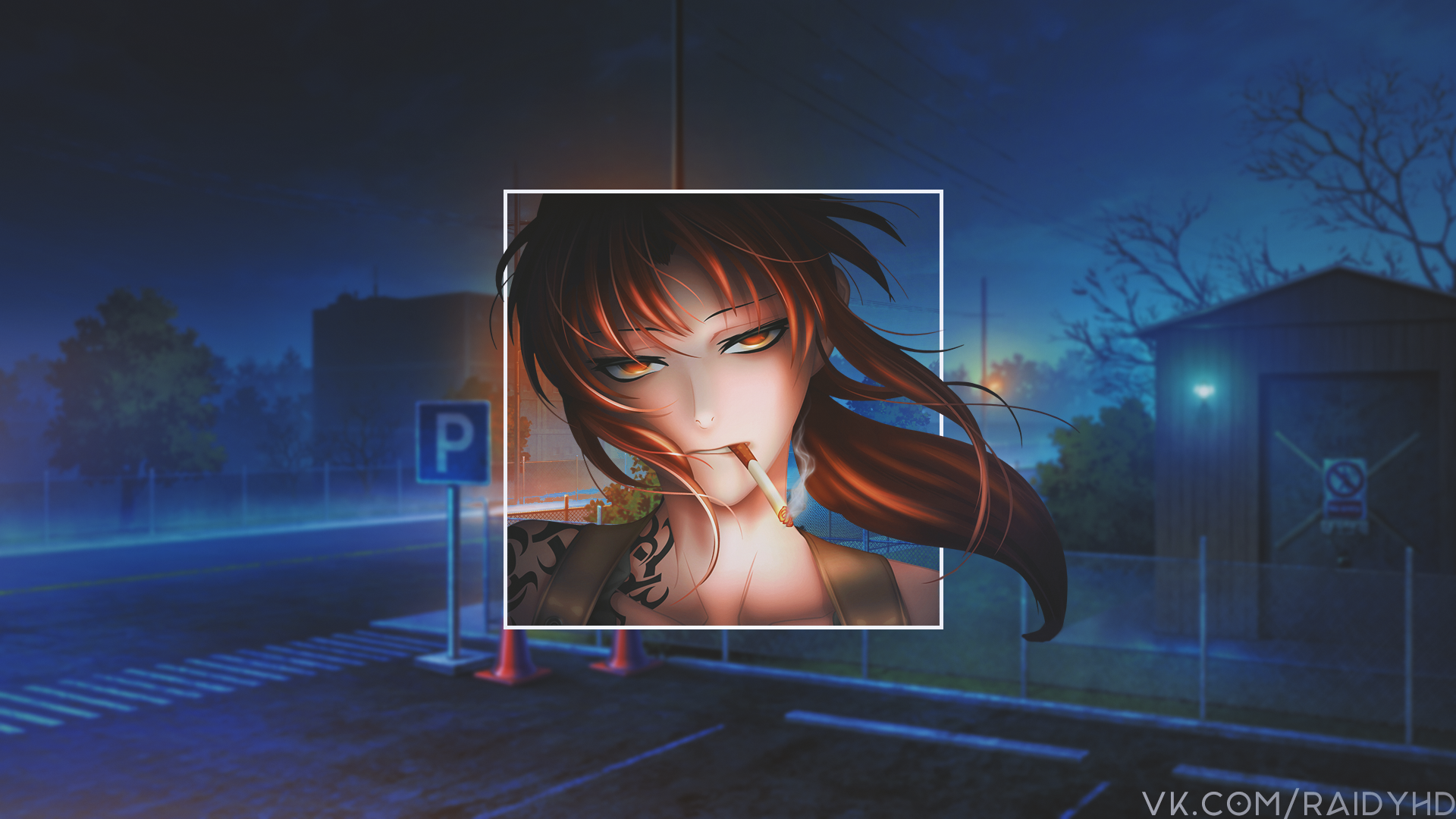Anime Girls Anime Picture In Picture Black Lagoon Revy 1920x1080