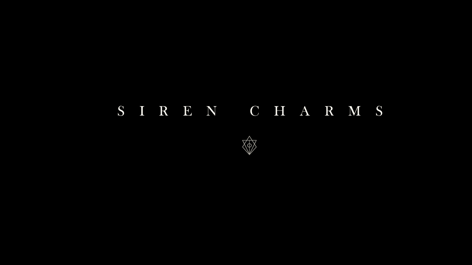 Siren Charms In Flames Typography Text Artwork Minimalism Black Background Alternative Metal Heavy M 1920x1080