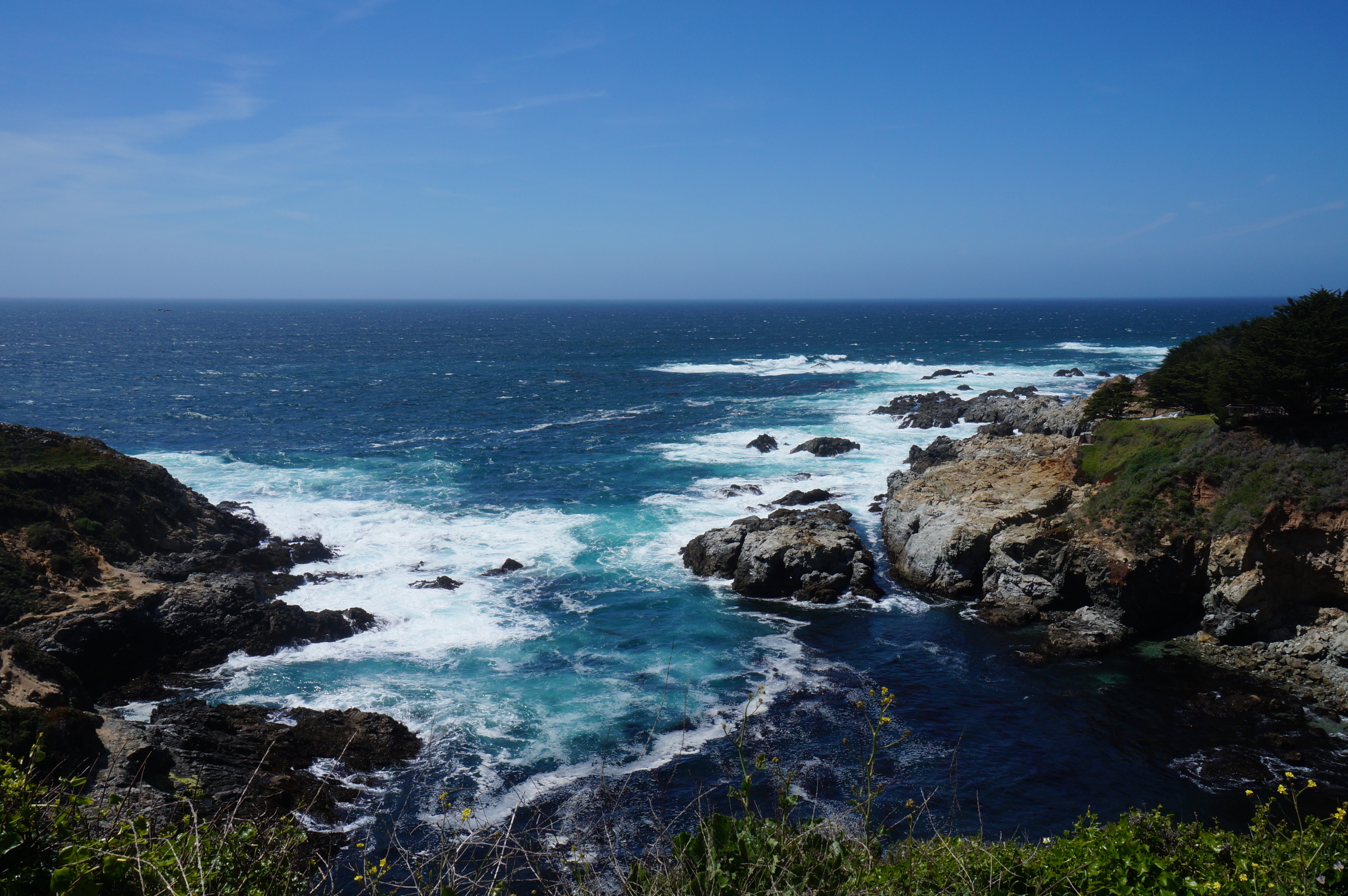 USA West Coast Pacific Ocean Blue Sea 4912x3264