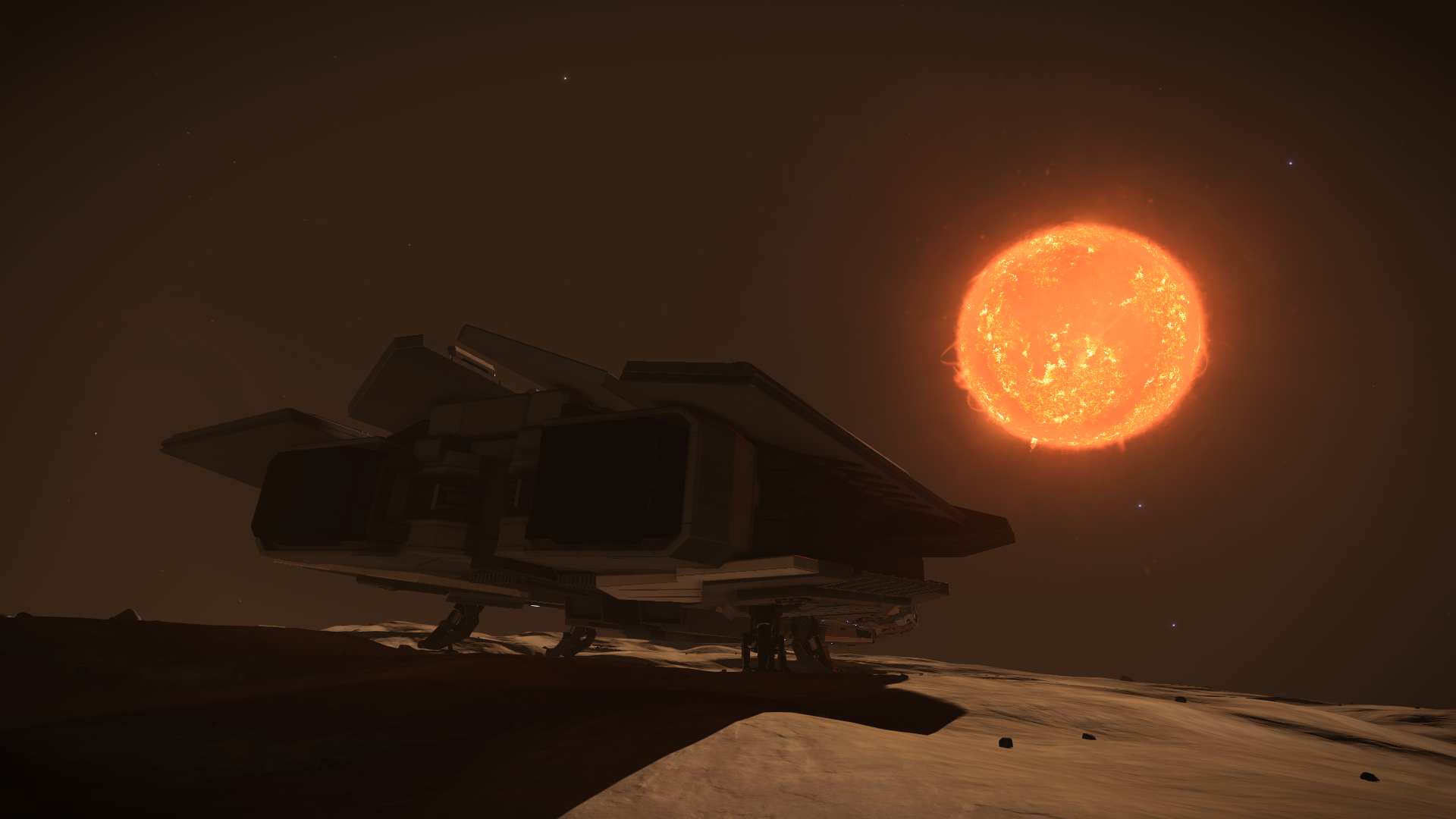 Elite Dangerous Federal Corvette Spaceship PC Gaming Screen Shot 1920x1080