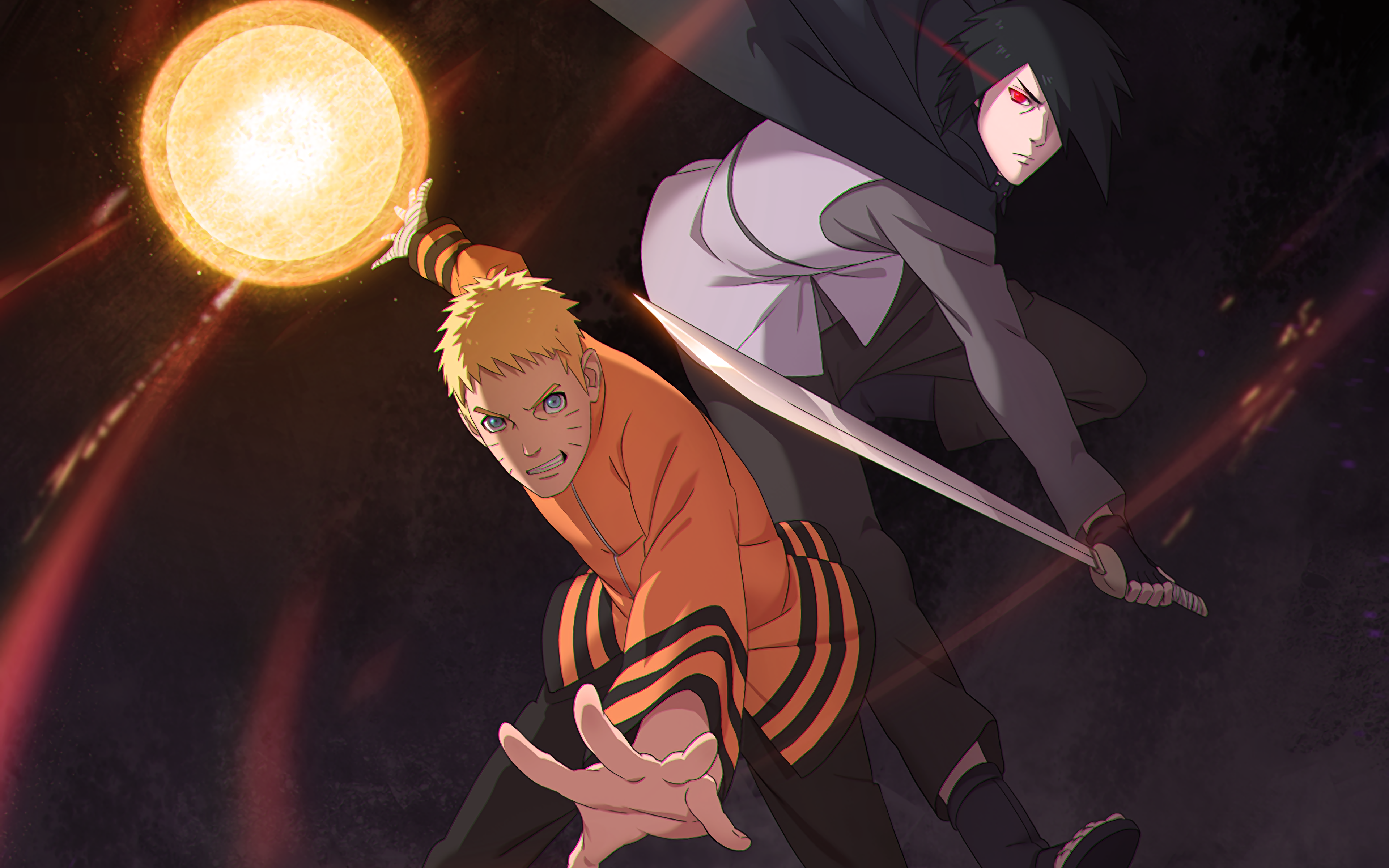Naruto Uzumaki Sasuke Uchiha Rinnegan Naruto Sharingan Naruto 3840x2400