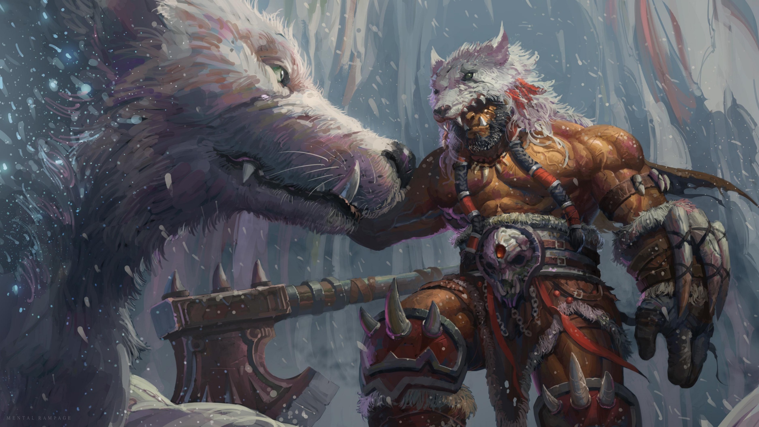 Creature Warrior Fantasy Men Fantasy Art Artwork Warcraft Durotan World Of Warcraft World Of Warcraf 2560x1440