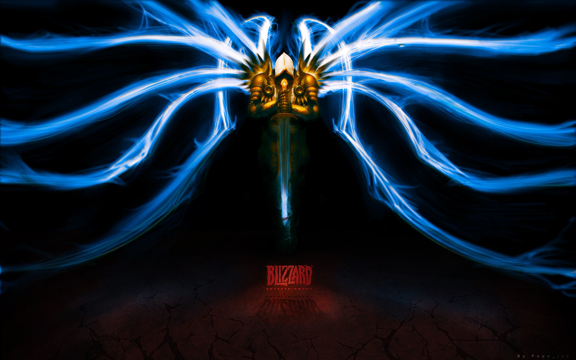 Tyreal Diablo Iii Video Games PC Gaming Blizzard Entertainment Blue 1920x1200