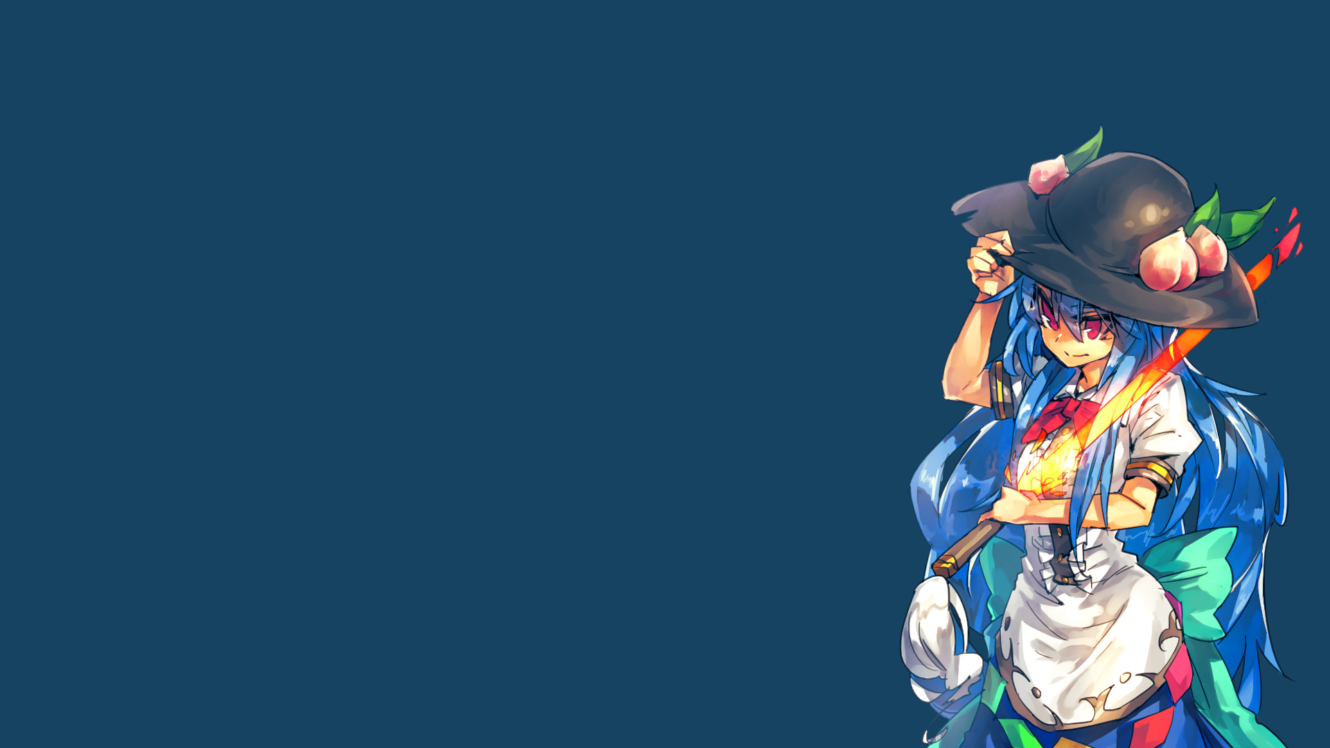 Touhou Anime Anime Girls Hinanawi Tenshi 1920x1080