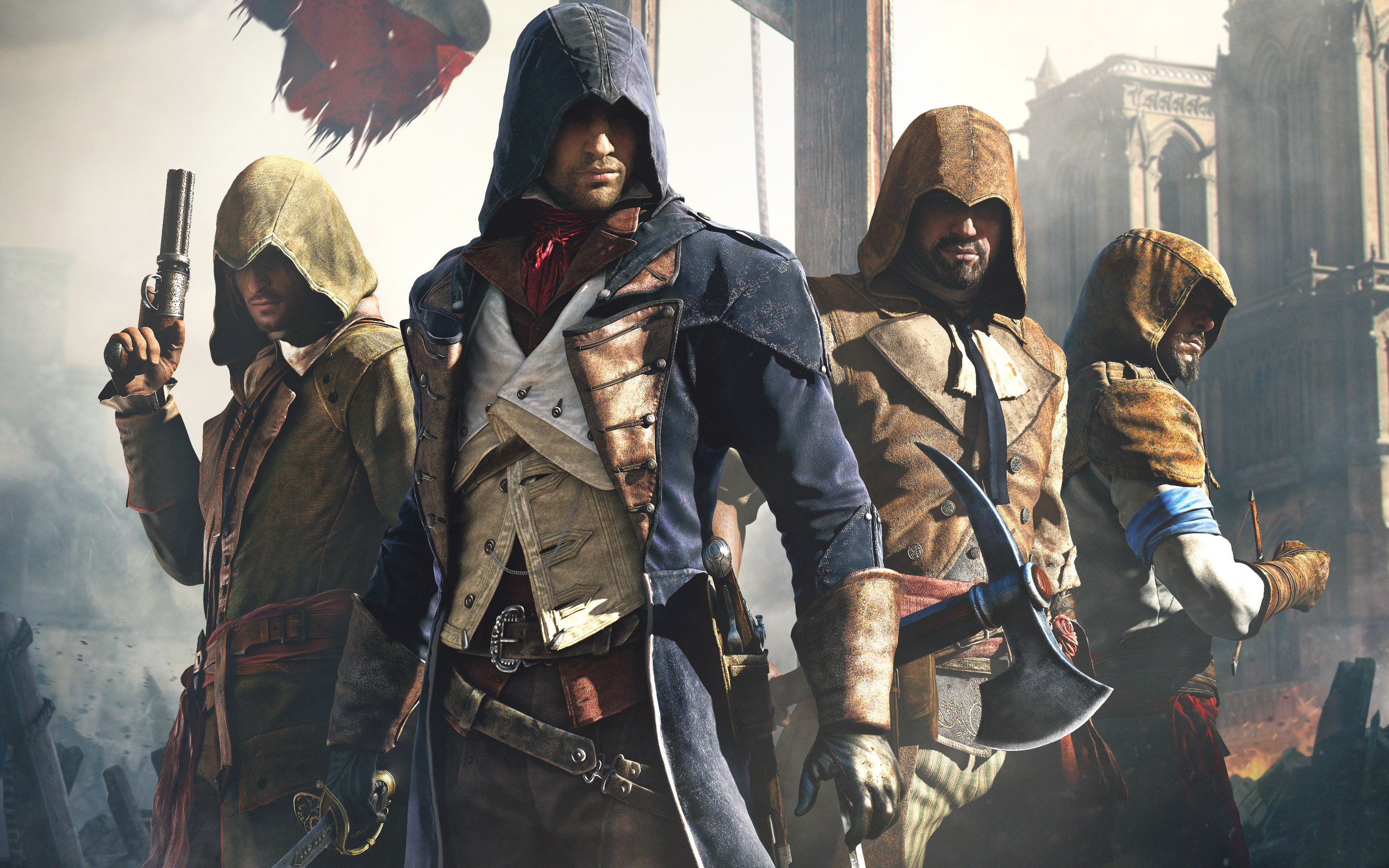 Video Game Assassins Creed Unity 2880x1800