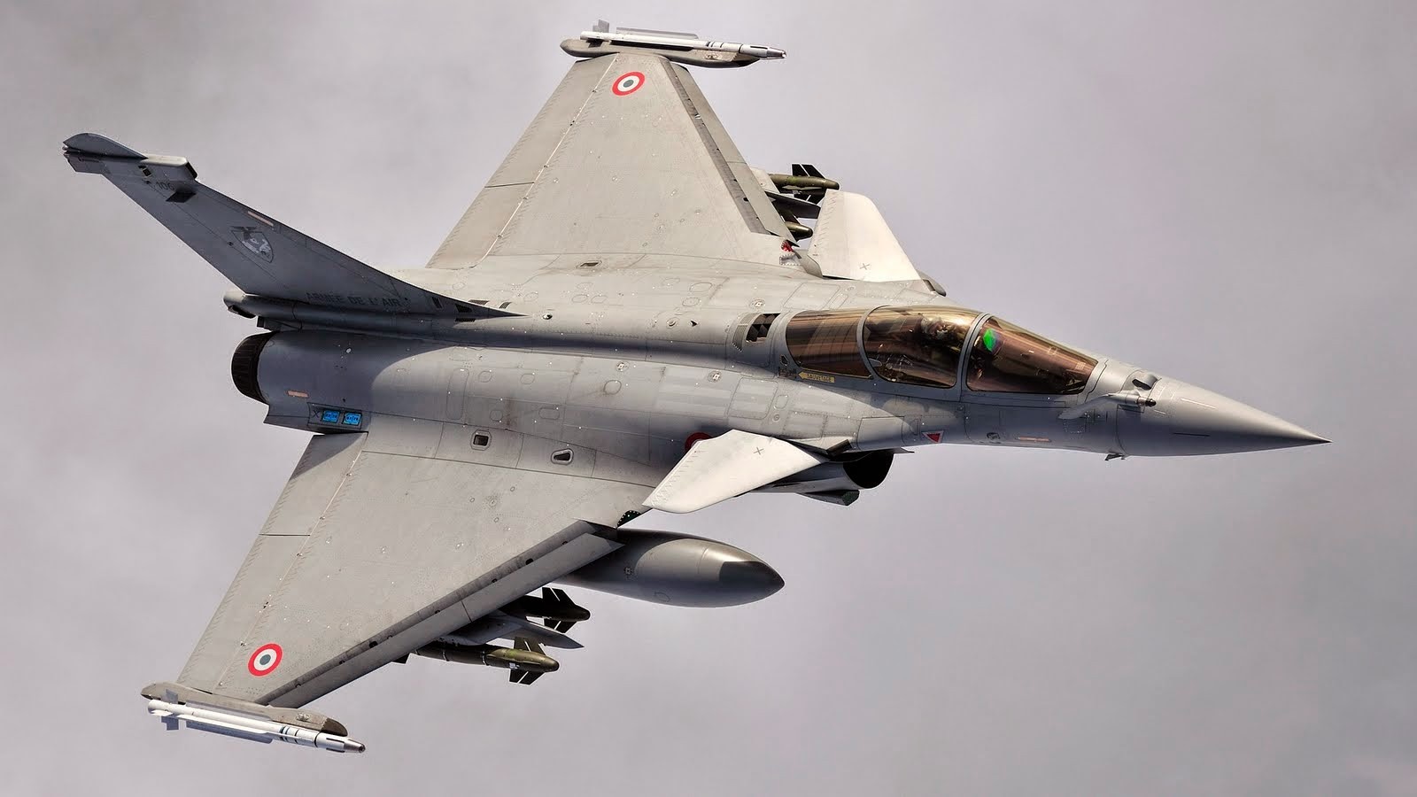 French Air Force Dassault Rafale Military Aircraft 1600x900