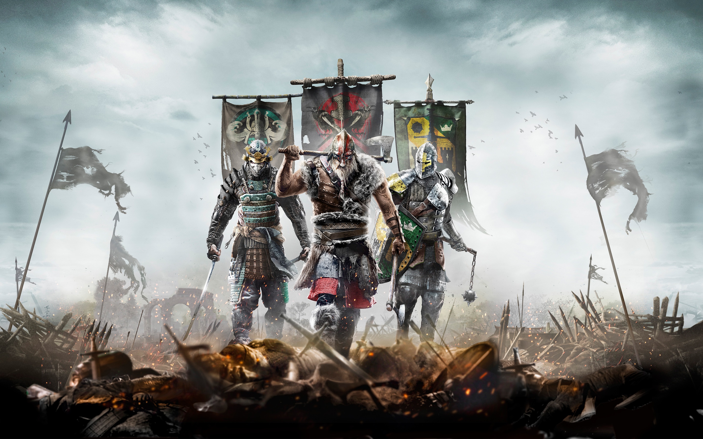 For Honor Warrior Video Game Art Video Games 2880x1800