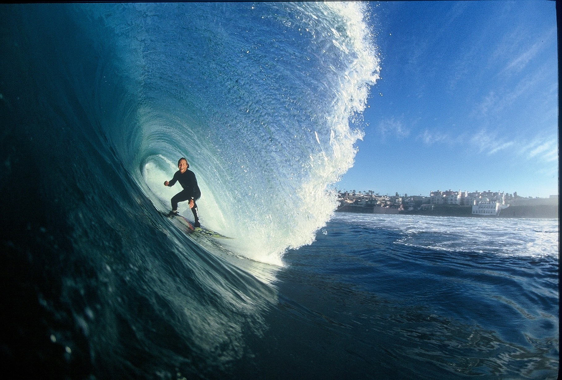 Sea Surfing Men Waves Surfers 1818x1228