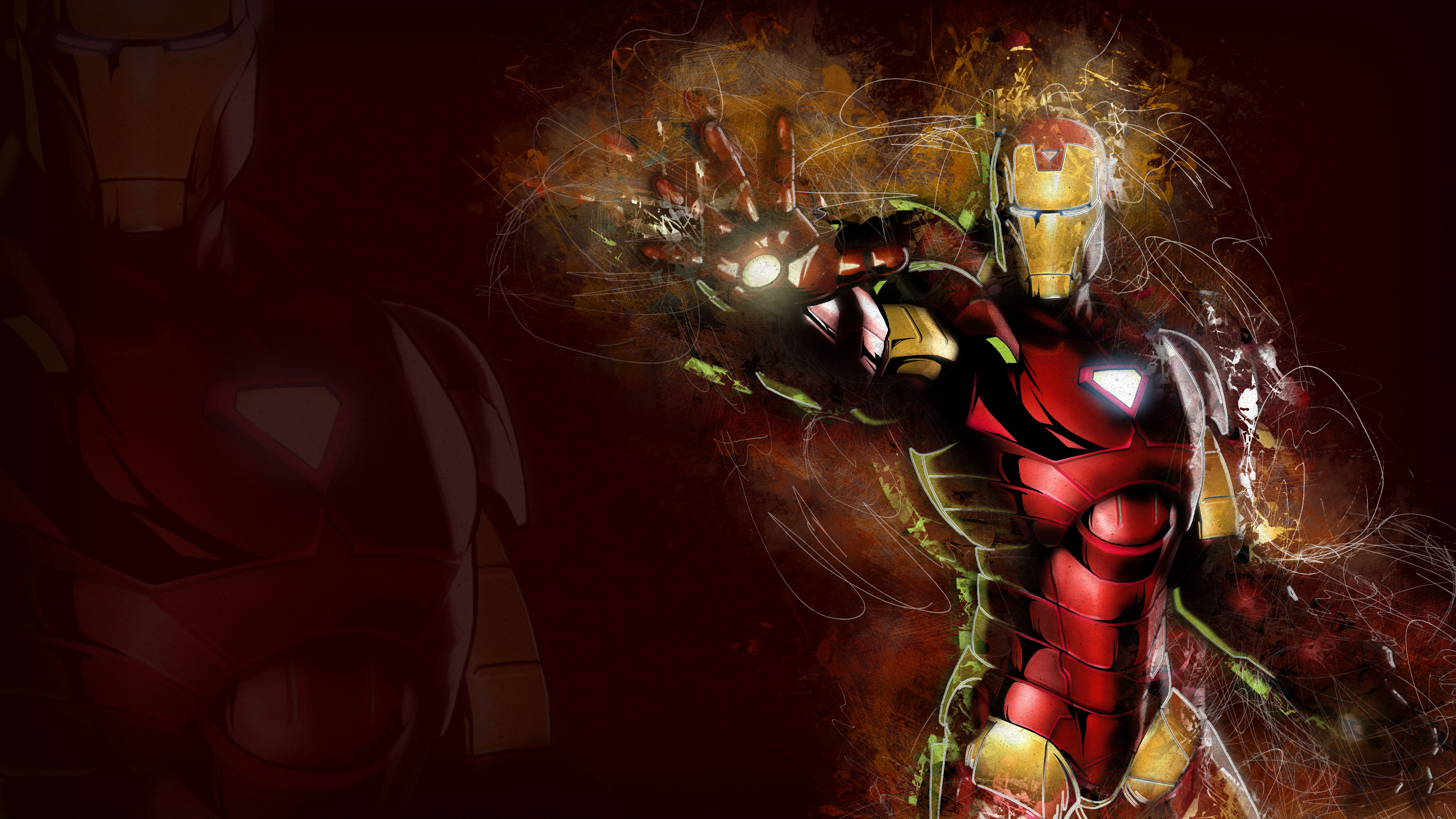 Hero Comics Artwork Iron Man Marvel Vs Capcom 3 Fate Of Two Worlds Marvel Vs Capcom 3840x2160