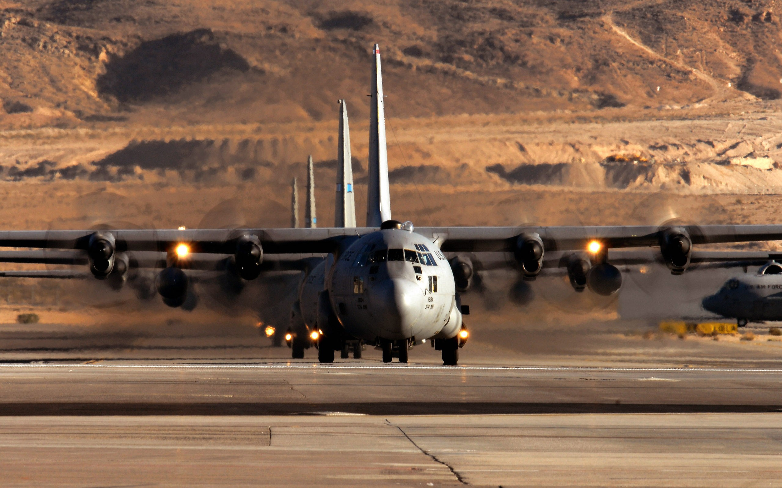 Military Aircraft Military Airplane Lockheed C 130 Hercules 2560x1600