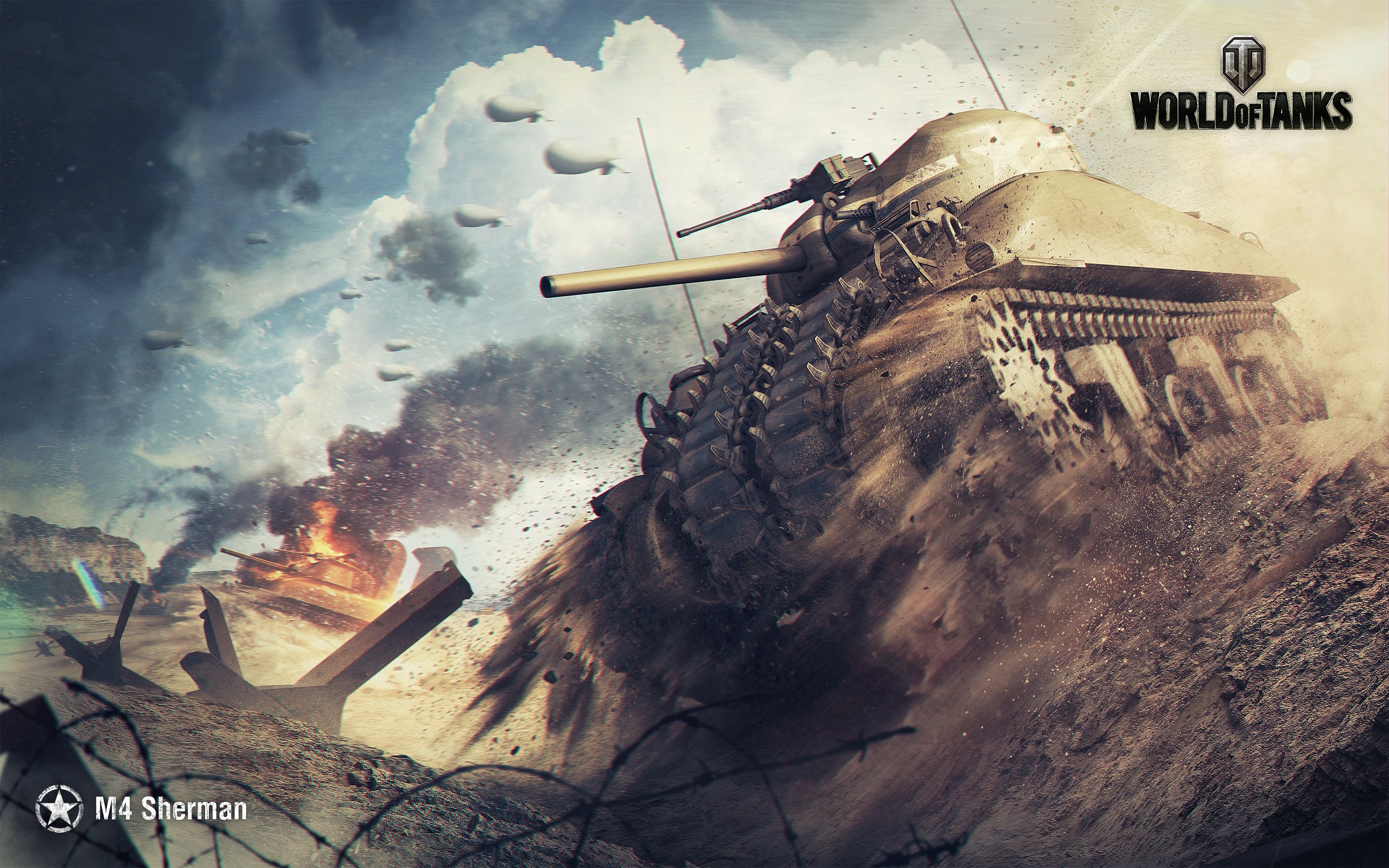 World Of Tanks Tank M4 Sherman Wargaming Video Games 2560x1600