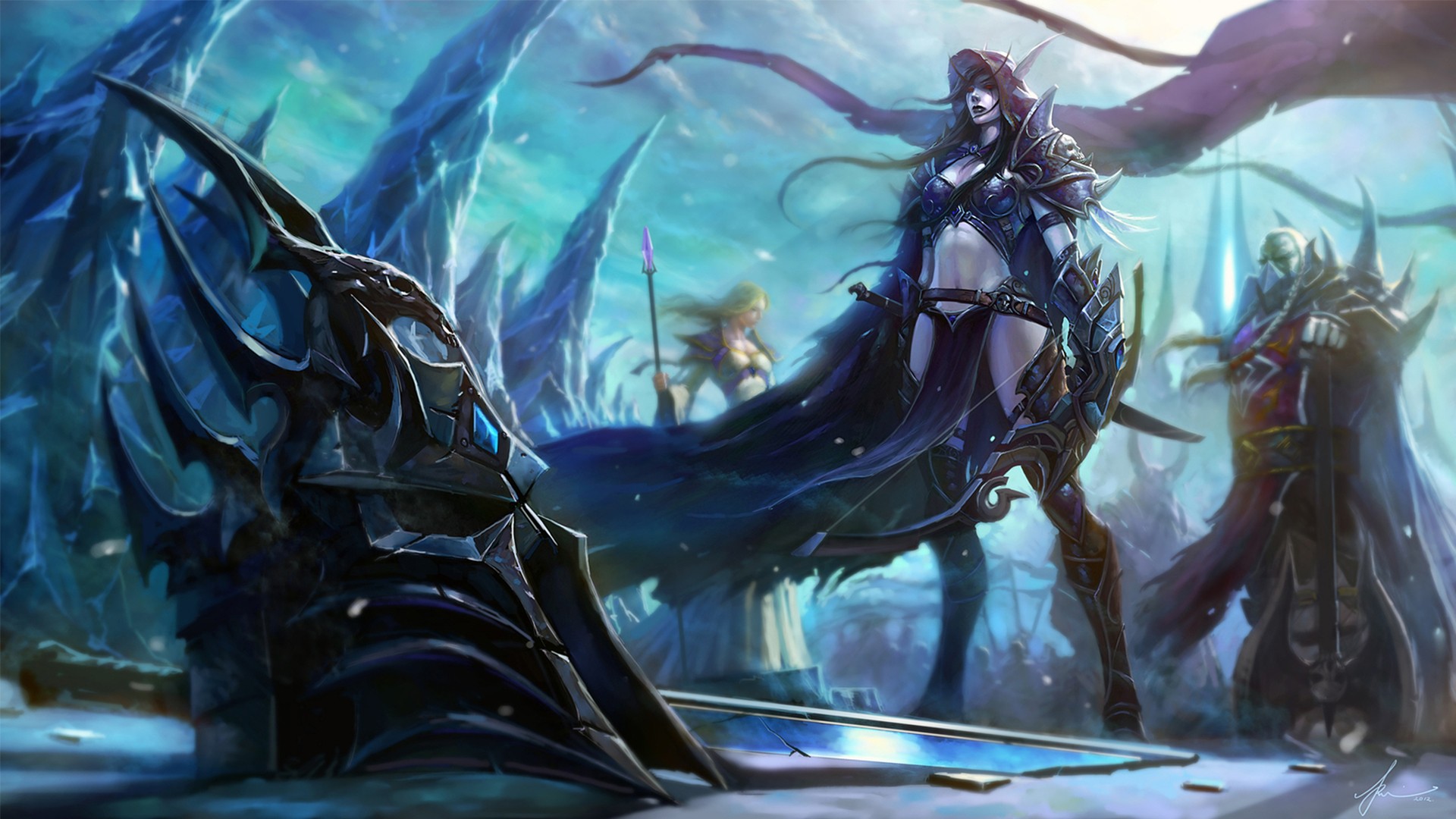 World Of Warcraft Sylvanas Windrunner Jaina Proudmoore Varok Saurfang 1920x1080