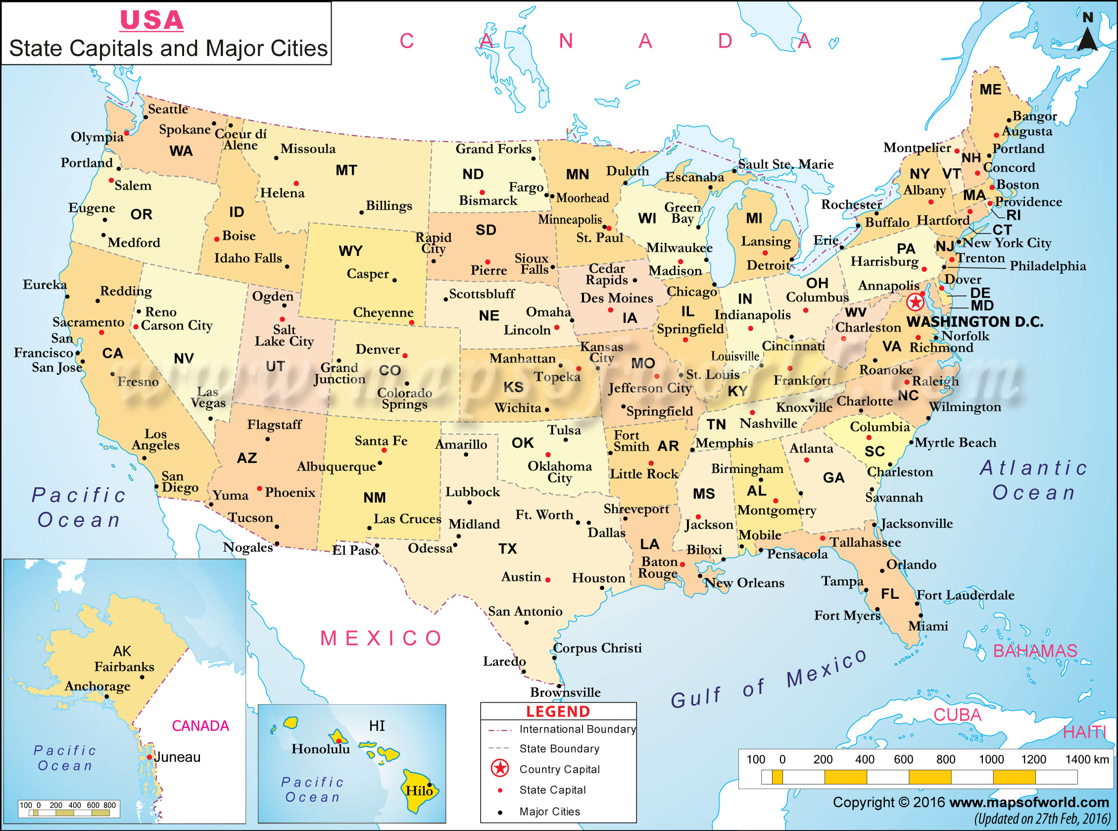 United States Of America Map Usa Map USA Map 2259x1679