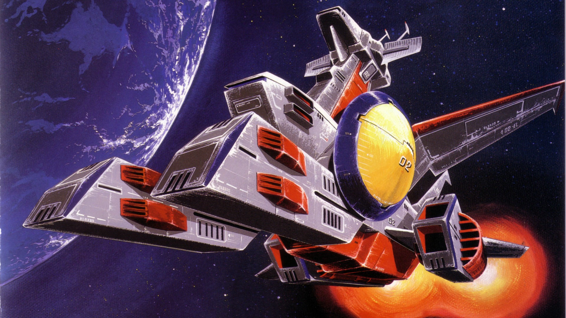 Mark on Twitter SciFiHour another one of many cool anime spaceships  the Nadesico scifihour httpstcoX2toMsiwLx  X