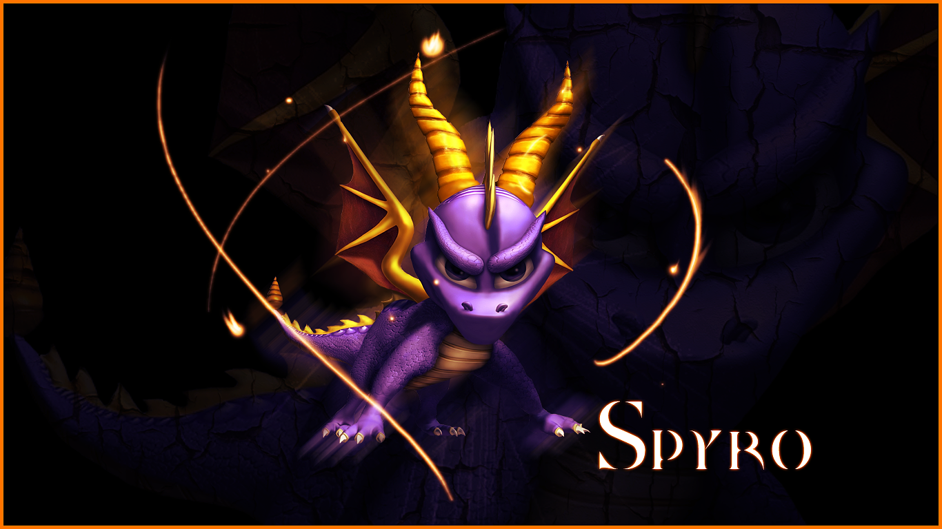 Spyro Character 1366x768