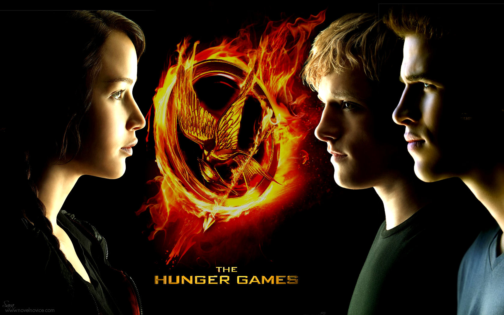 The Hunger Games Katniss Everdeen Jennifer Lawrence Josh Hutcherson Peeta Mellark Gale Hawthorne Lia 1680x1050