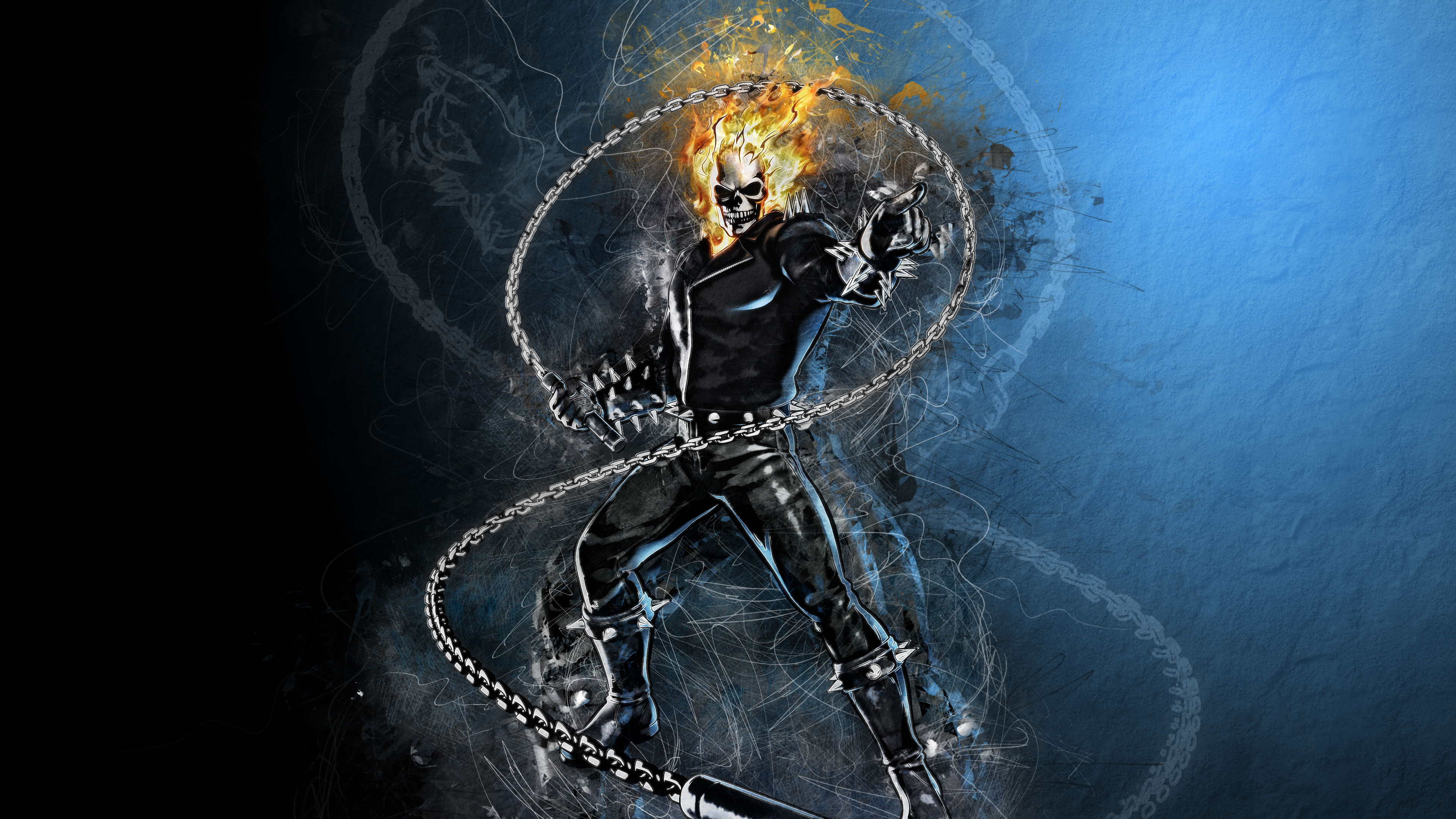 Hero Artwork Ghost Rider Marvel Vs Capcom Marvel Vs Capcom 3 Fate Of Two Worlds 3840x2160