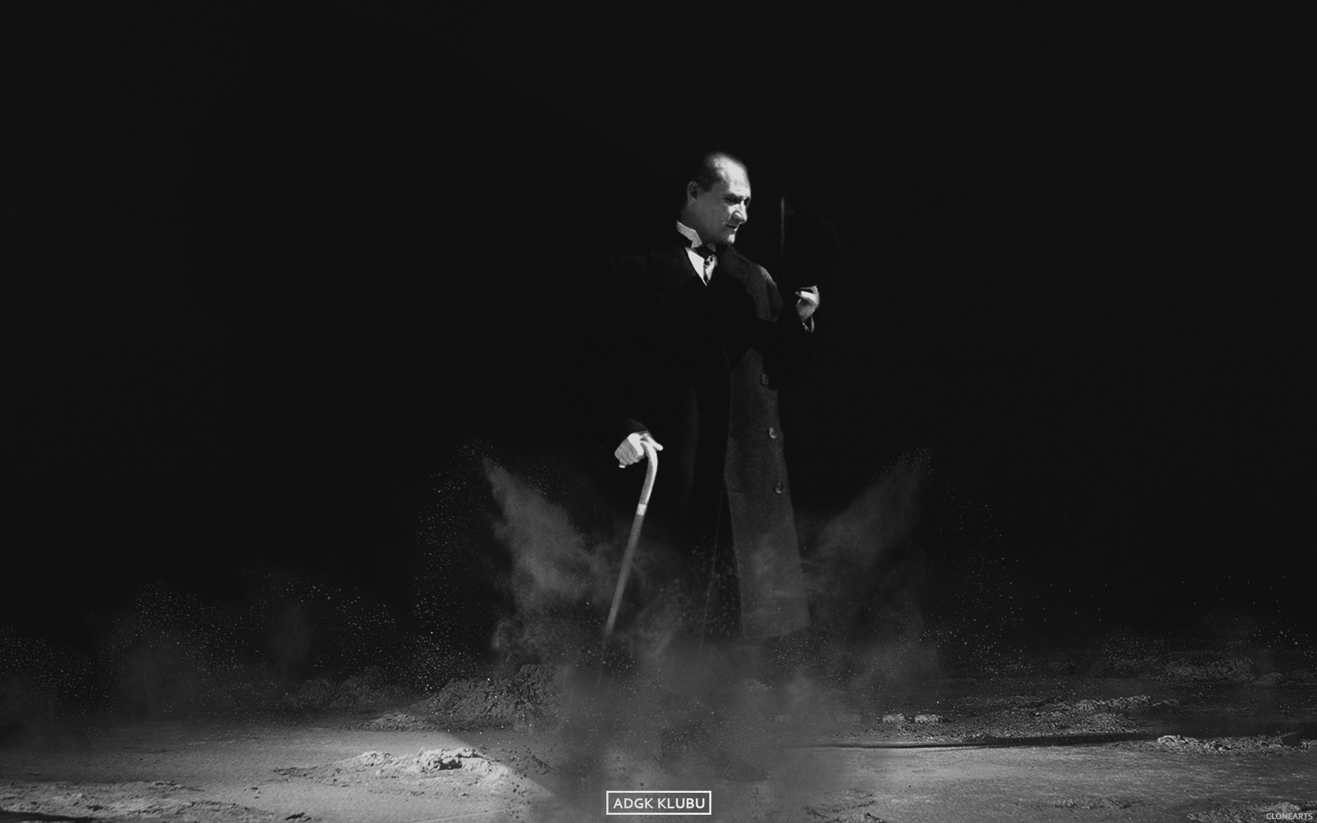 Mustafa Kemal Ataturk Turkish Men Monochrome 1920x1200