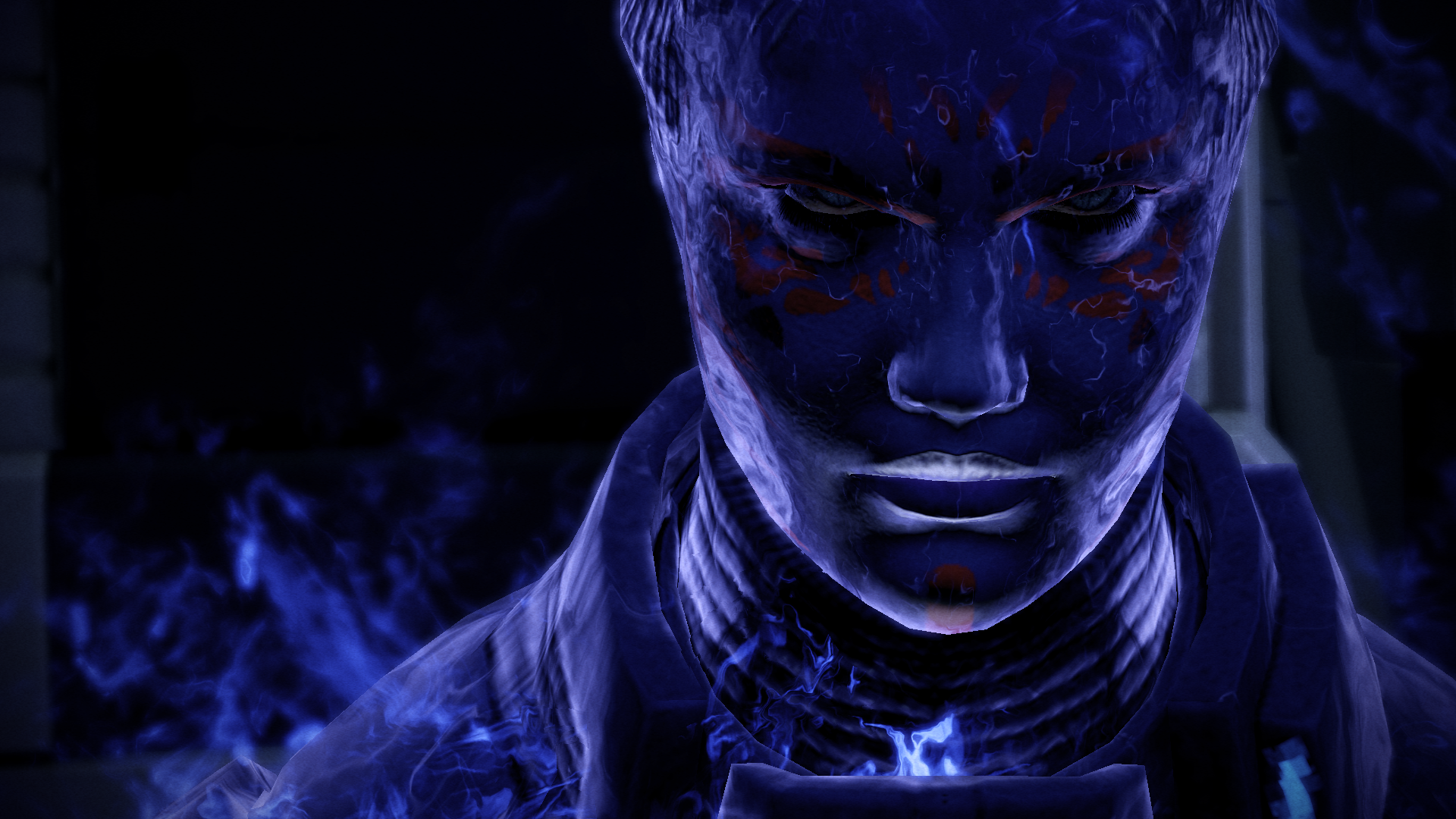 Mass Effect Asari Biotic Video Games Biotics 1920x1080