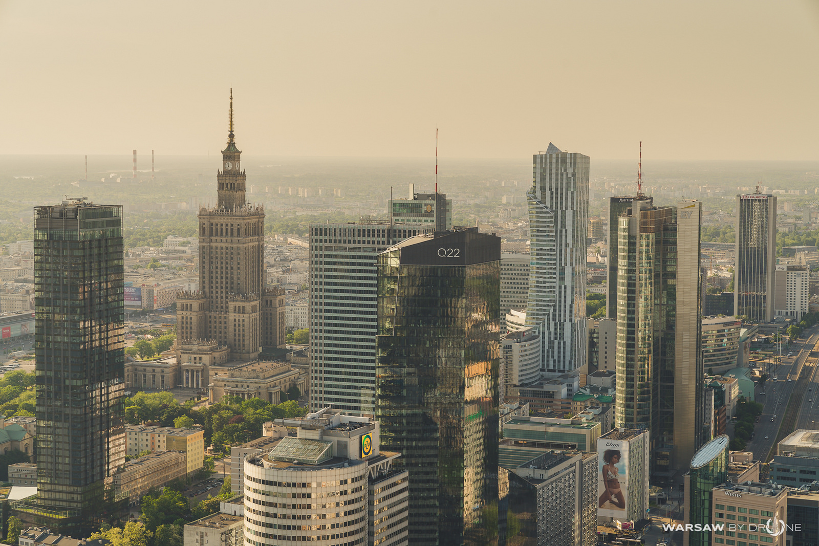 Warsaw Skyline Skyscraper Poland 1600x1067