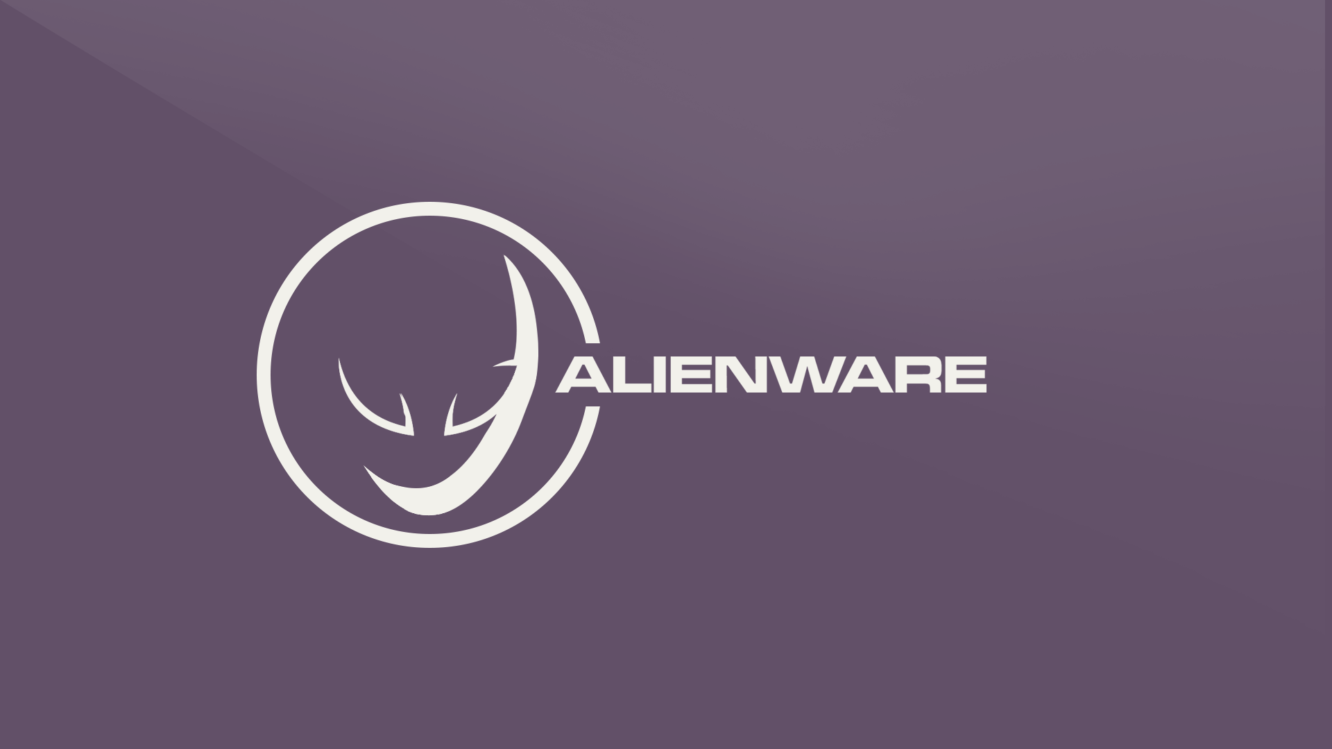 Alienware Logo Company Video Games Dell Simple Minimalism 1920x1080