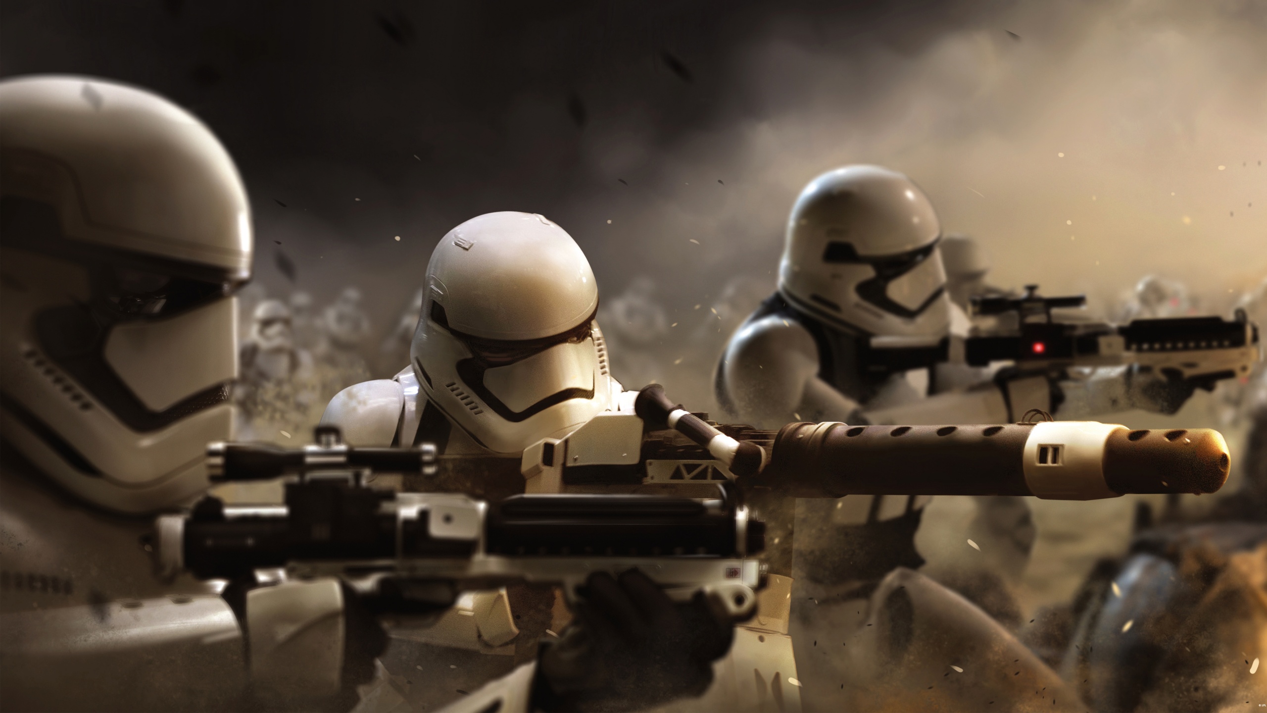 Star Wars First Order Trooper Stormtrooper 2560x1440