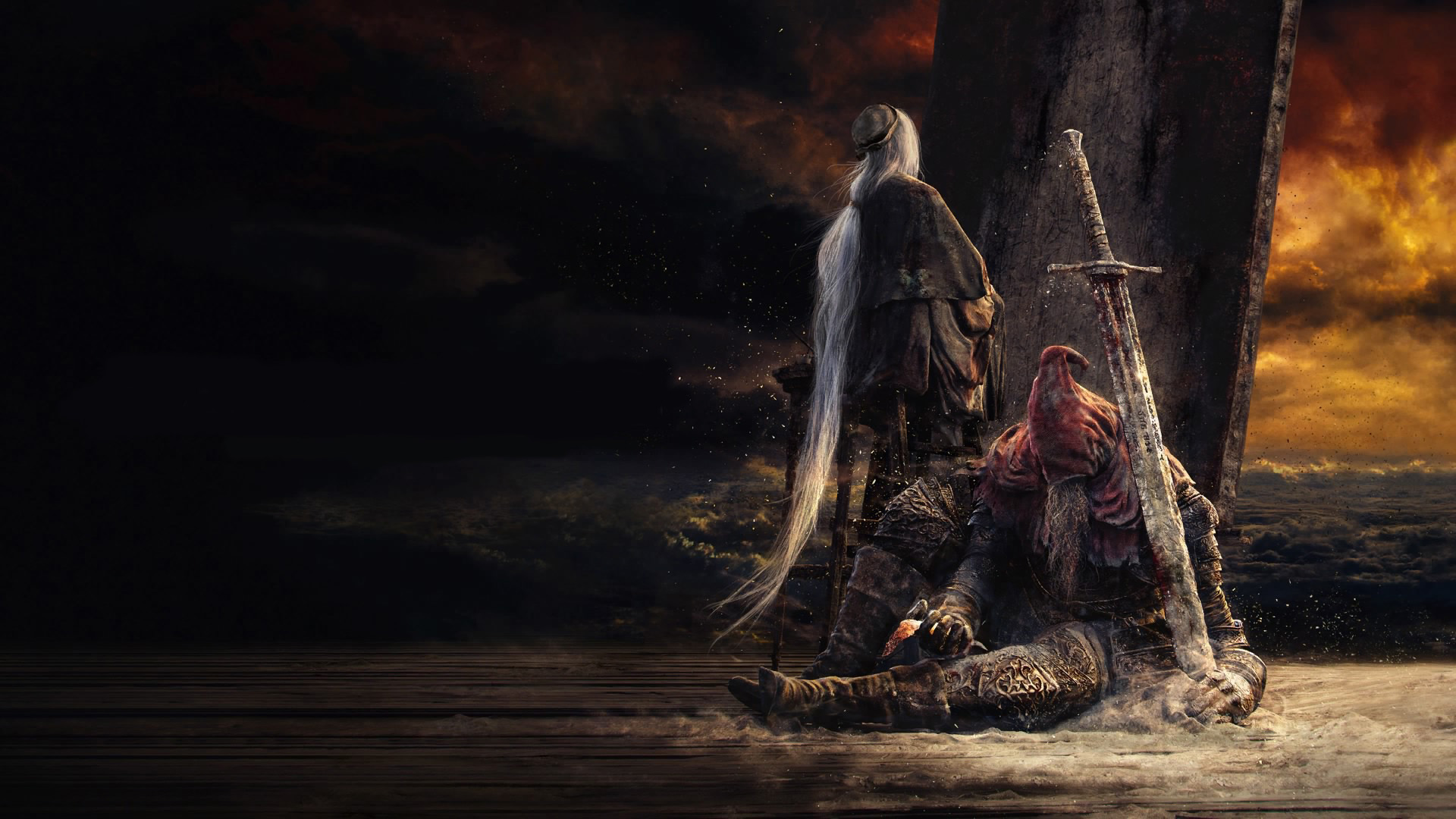 Dark Souls Iii Slave Knight Gael Dark Souls Video Games 1920x1080