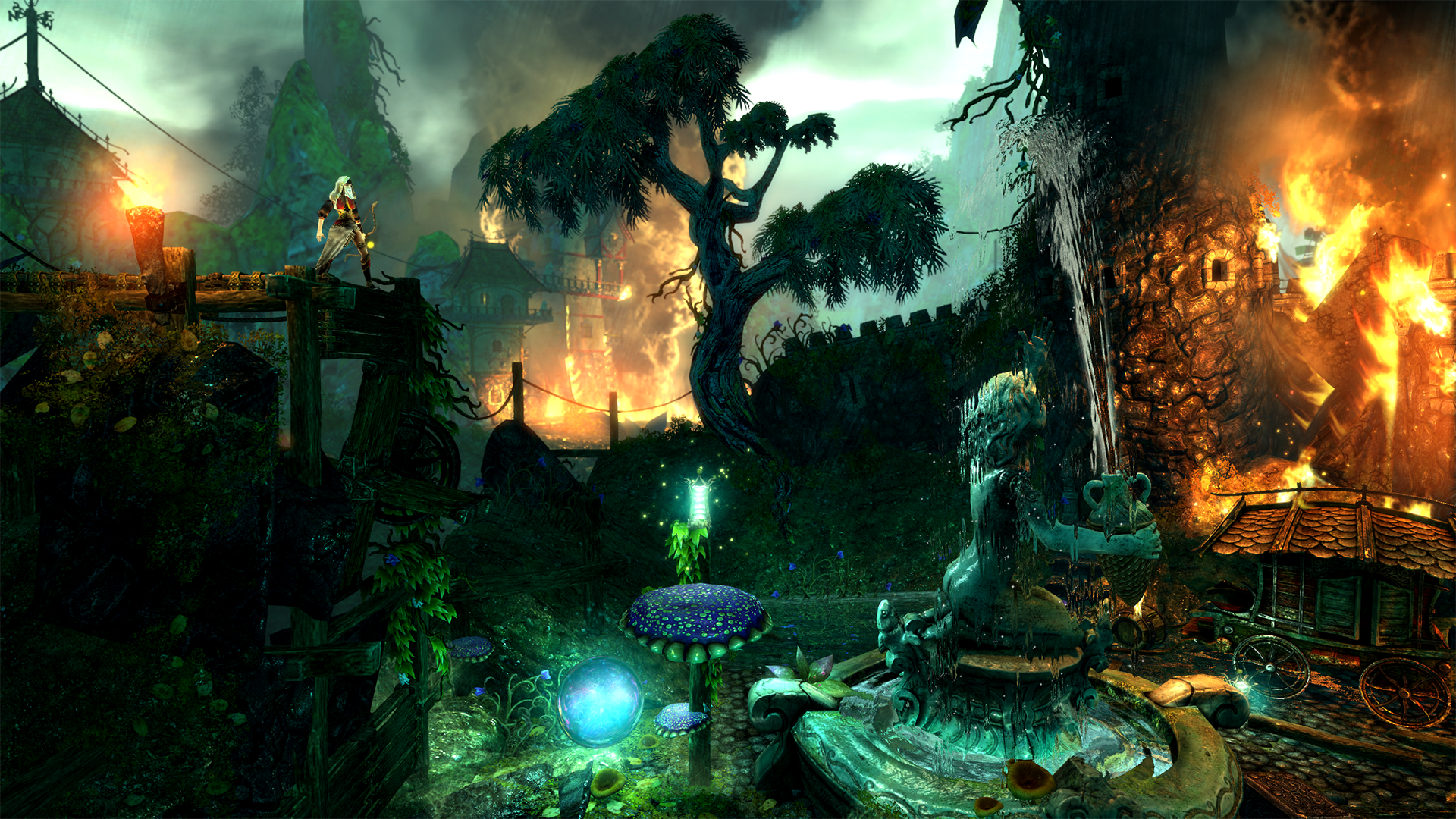 Trine Video Games Video Game Art 1920x1080