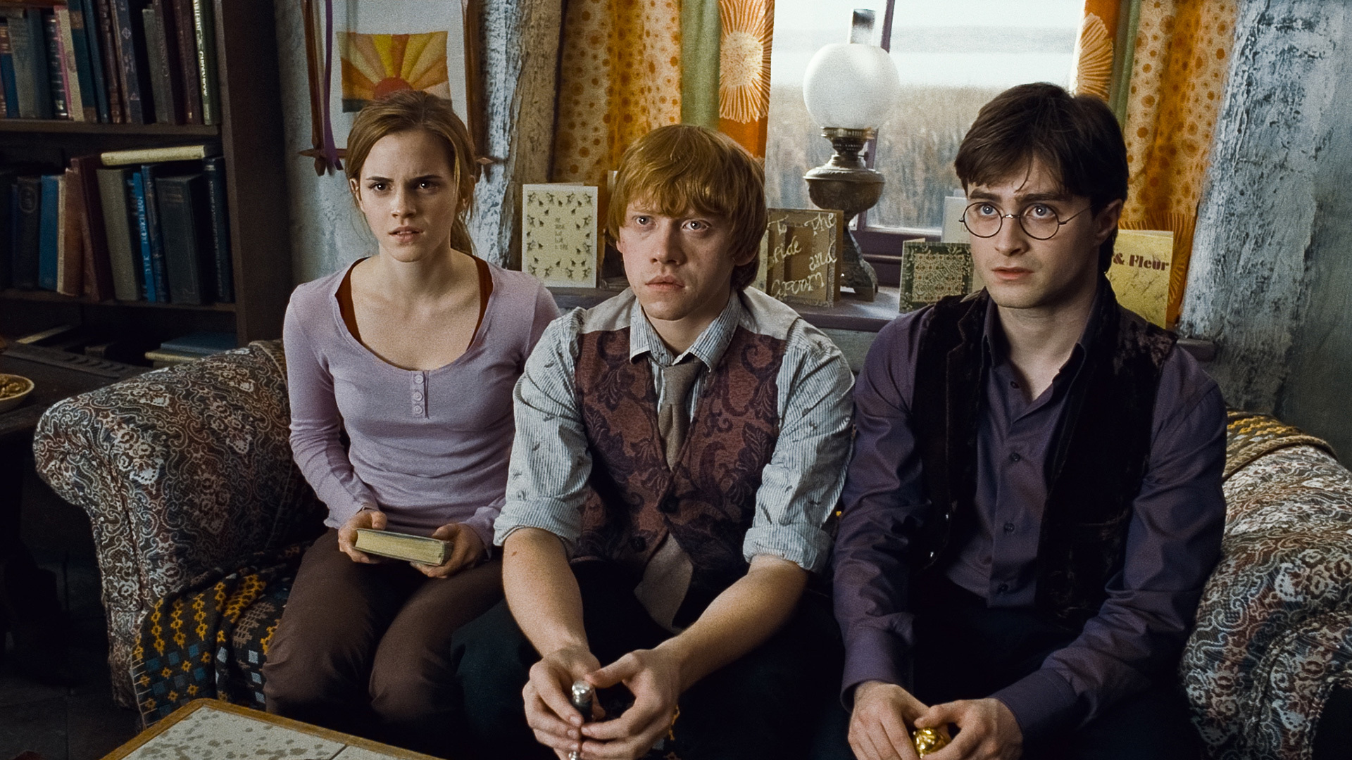 Harry Potter Daniel Radcliffe Emma Watson Hermione Granger Ron Weasley Rupert Grint 1920x1080